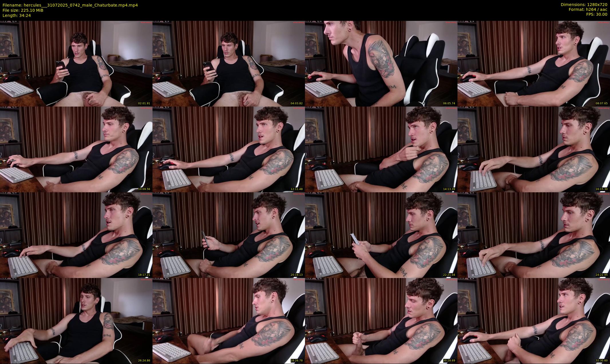 hercules__ — 35 minute Chaturbate male cam show recording, 720p, Jul 31, 2025