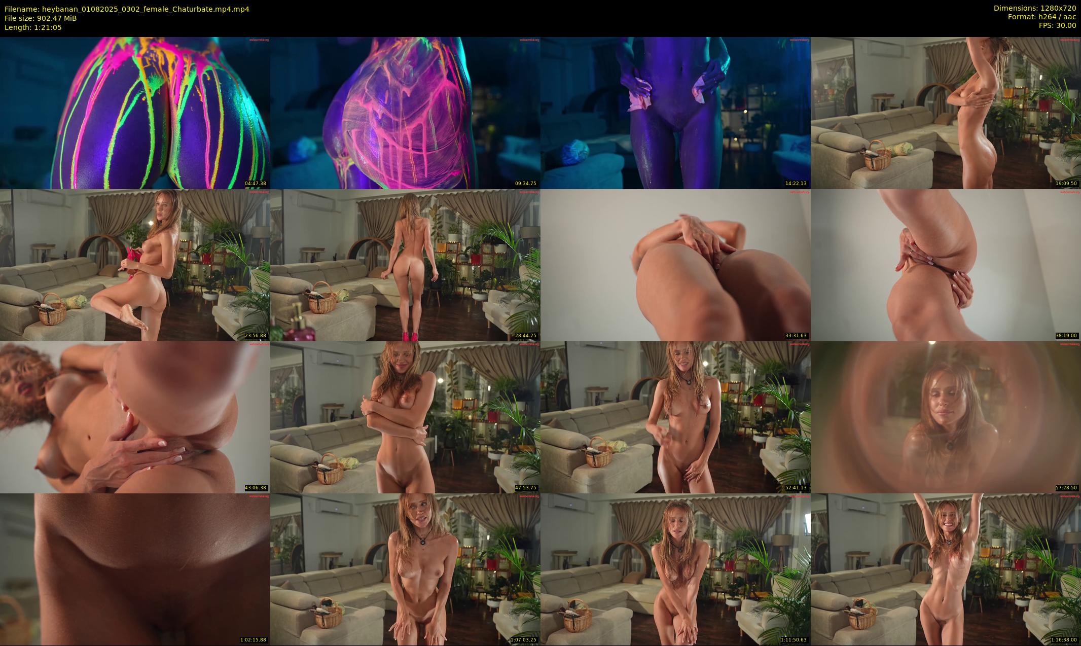 heybanan — 82 minute Chaturbate female cam show recording, 720p, Aug 1, 2025