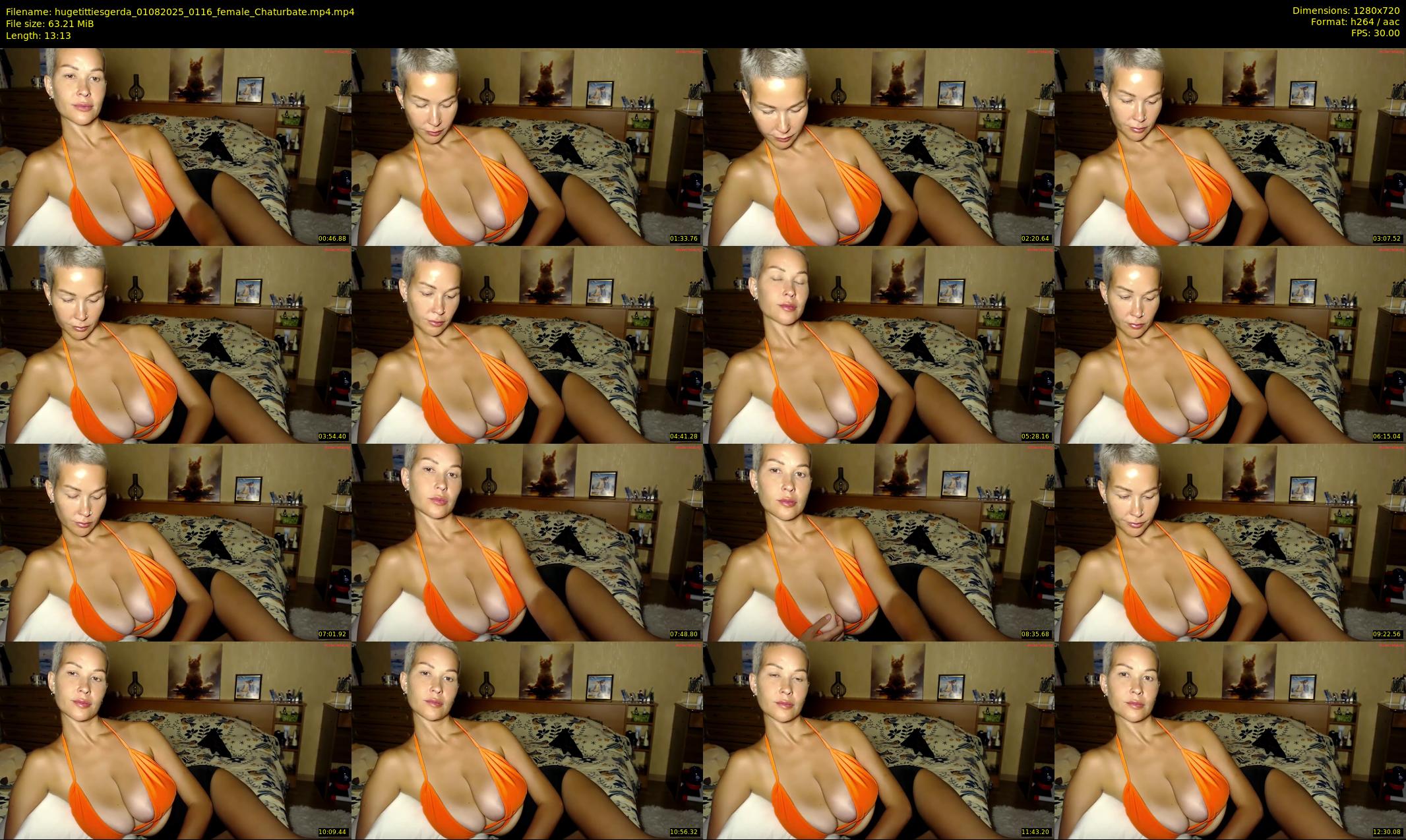 hugetittiesgerda — 14 minute Chaturbate female cam show recording, 720p, Aug 1, 2025