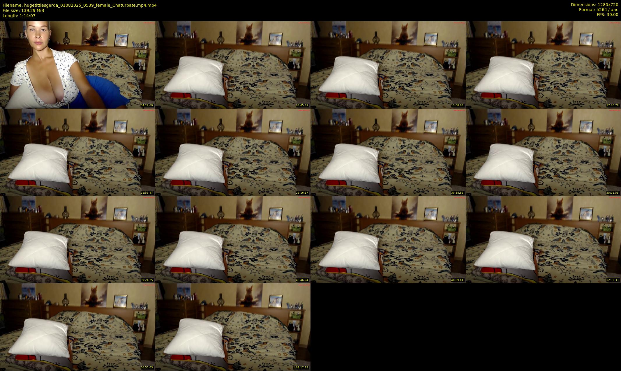 hugetittiesgerda — 75 minute Chaturbate female cam show recording, 720p, Aug 1, 2025