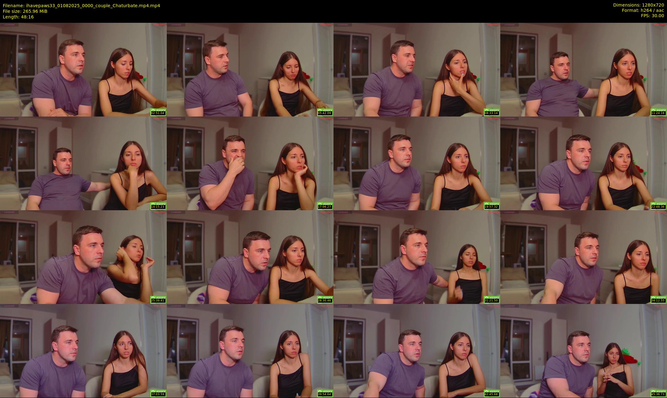 ihavepaws33 — 49 minute Chaturbate couple cam show recording, 720p, Aug 1, 2025
