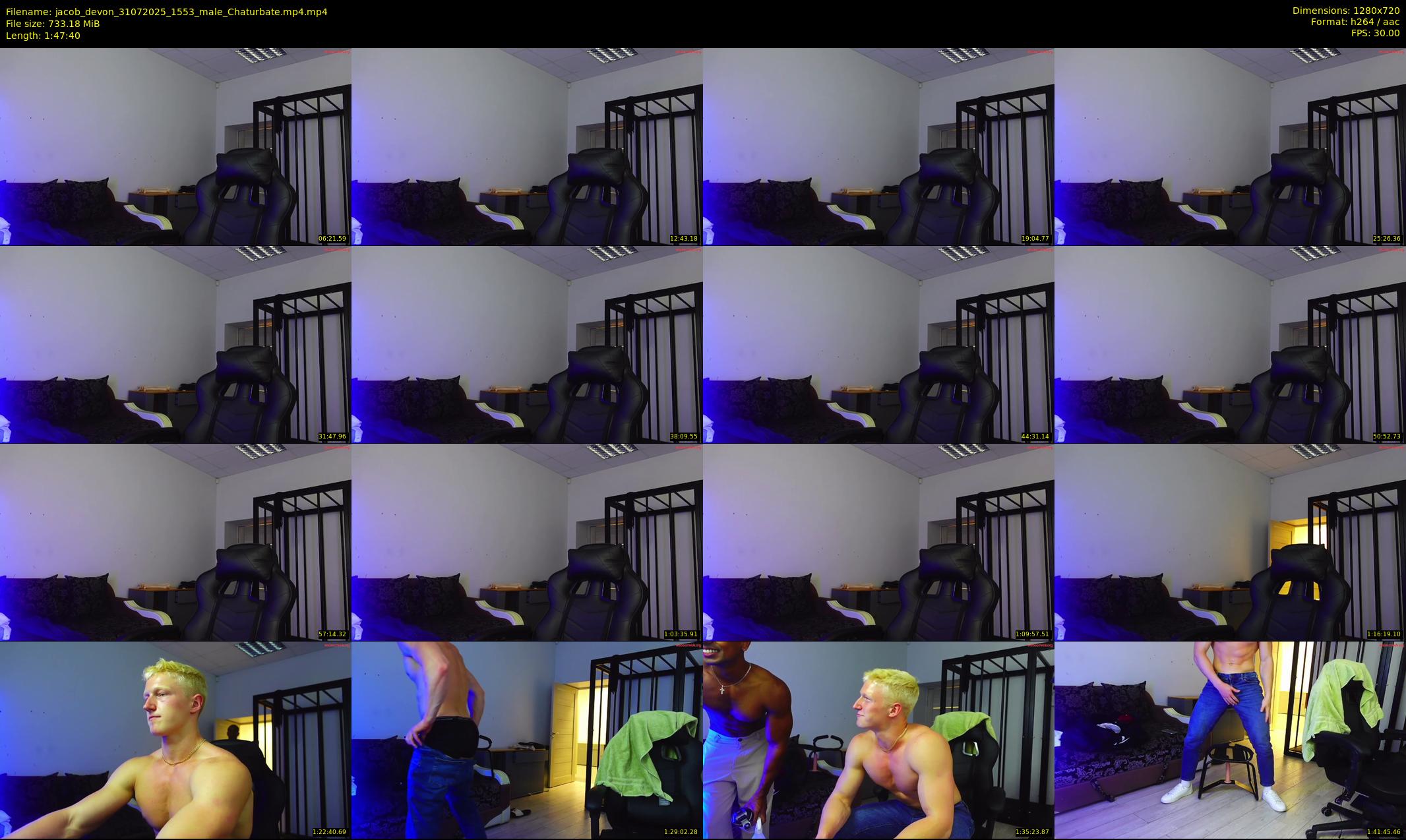 jacob_devon — 108 minute Chaturbate male cam show recording, 720p, Jul 31, 2025