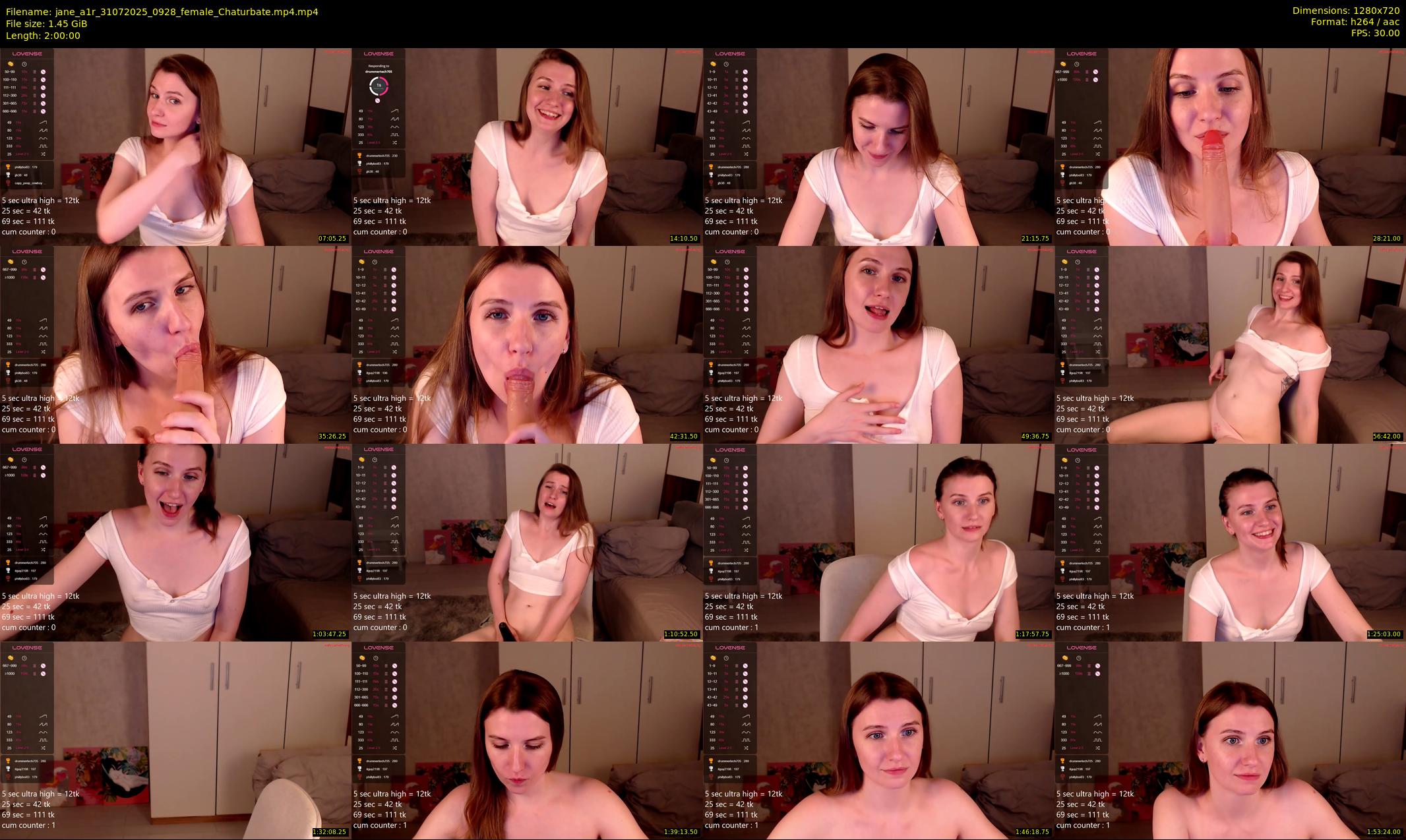 jane_a1r — 120 minute Chaturbate female cam show recording, 720p, Jul 31, 2025