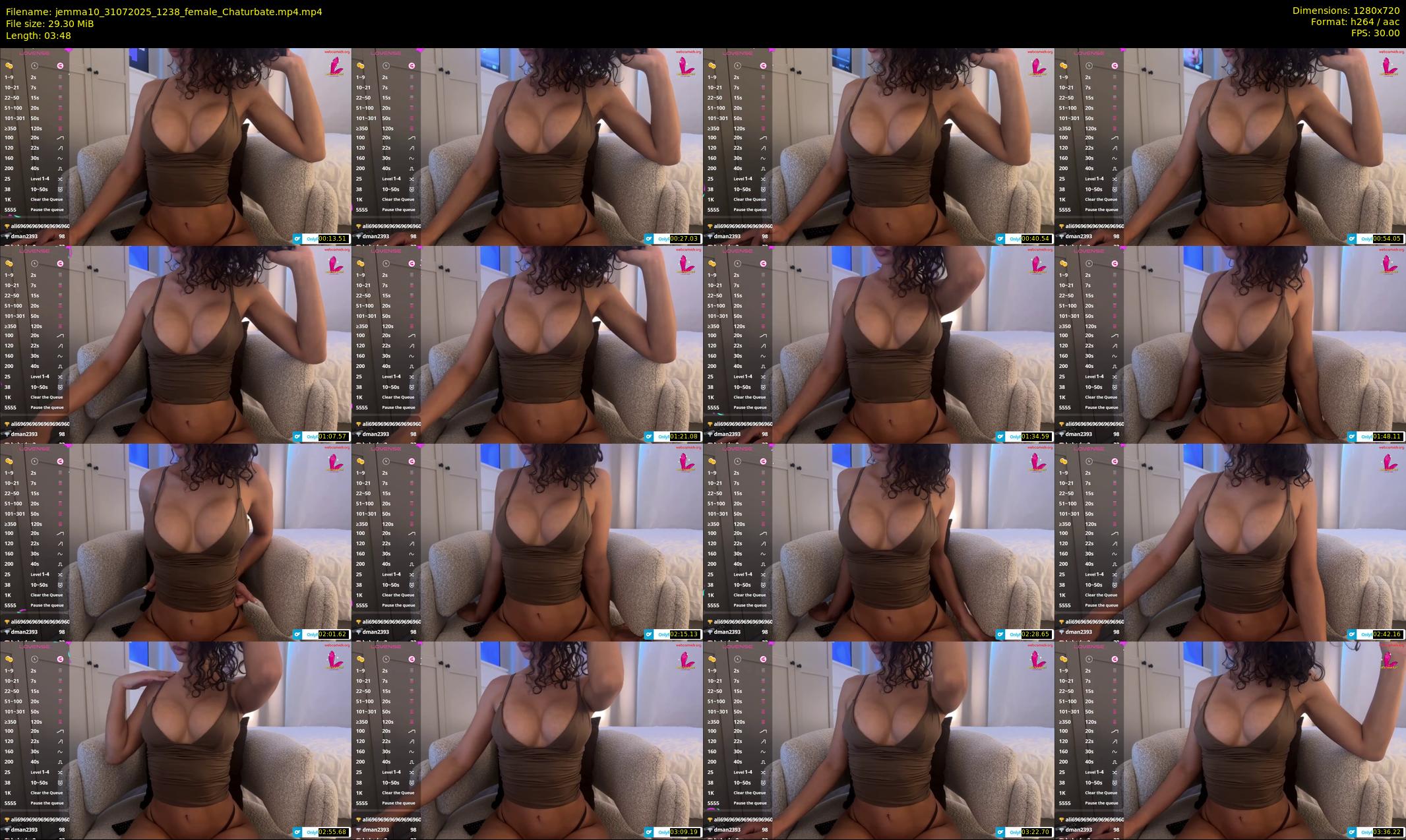 jemma10 — 4 minute Chaturbate female cam show recording, 720p, Jul 31, 2025