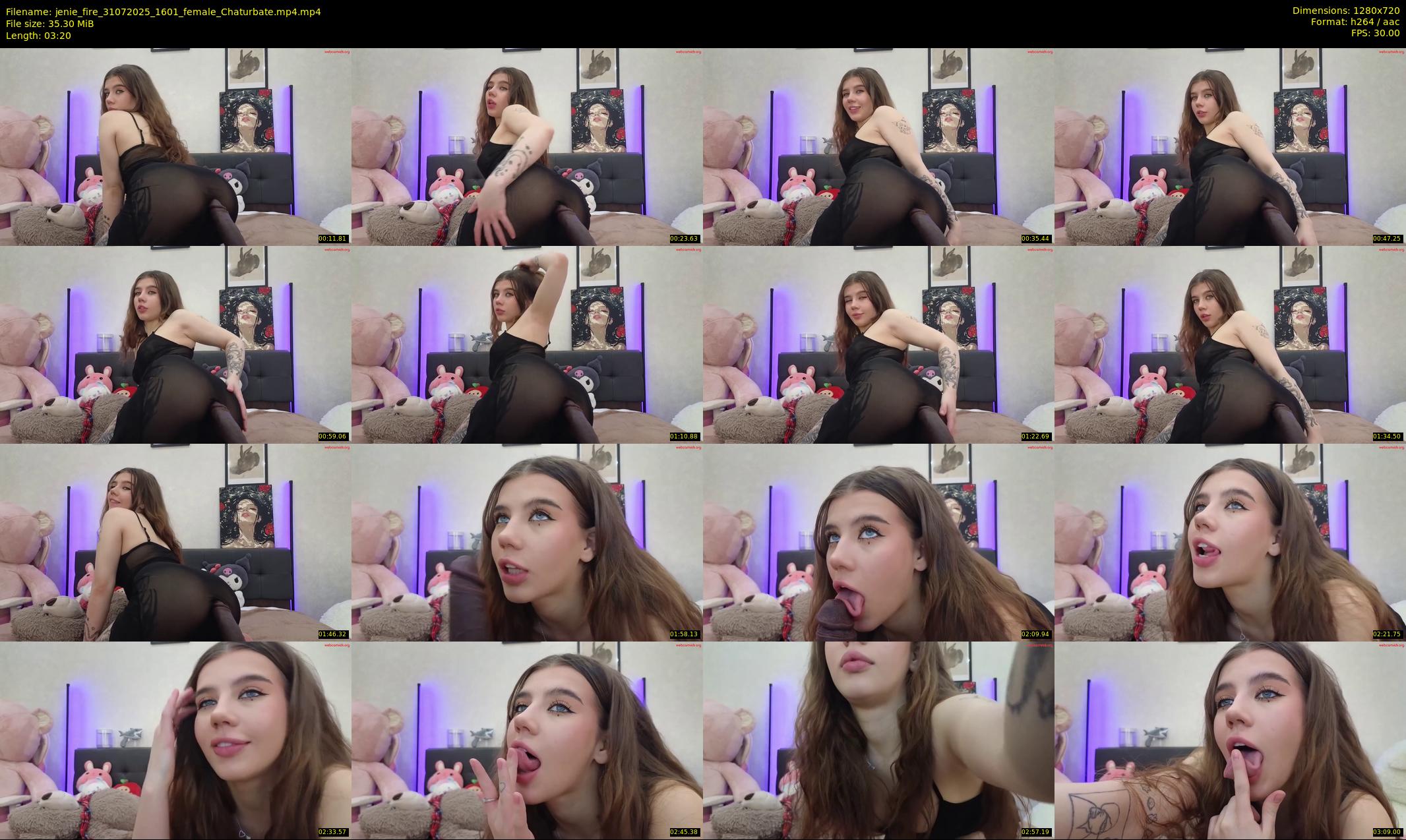 jenie_fire — 4 minute Chaturbate female cam show recording, 720p, Jul 31, 2025