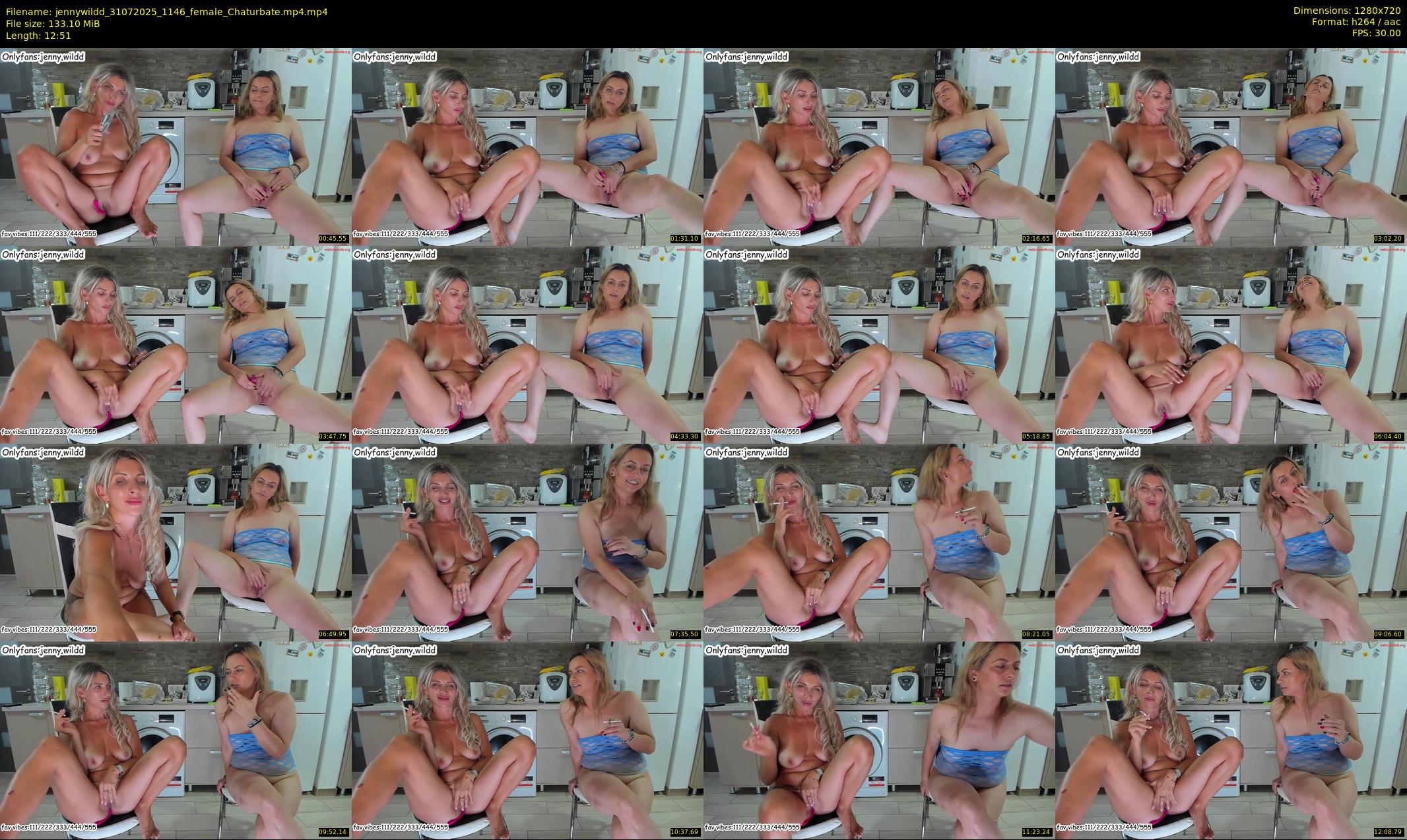 jennywildd — 13 minute Chaturbate female cam show recording, 720p, Jul 31, 2025
