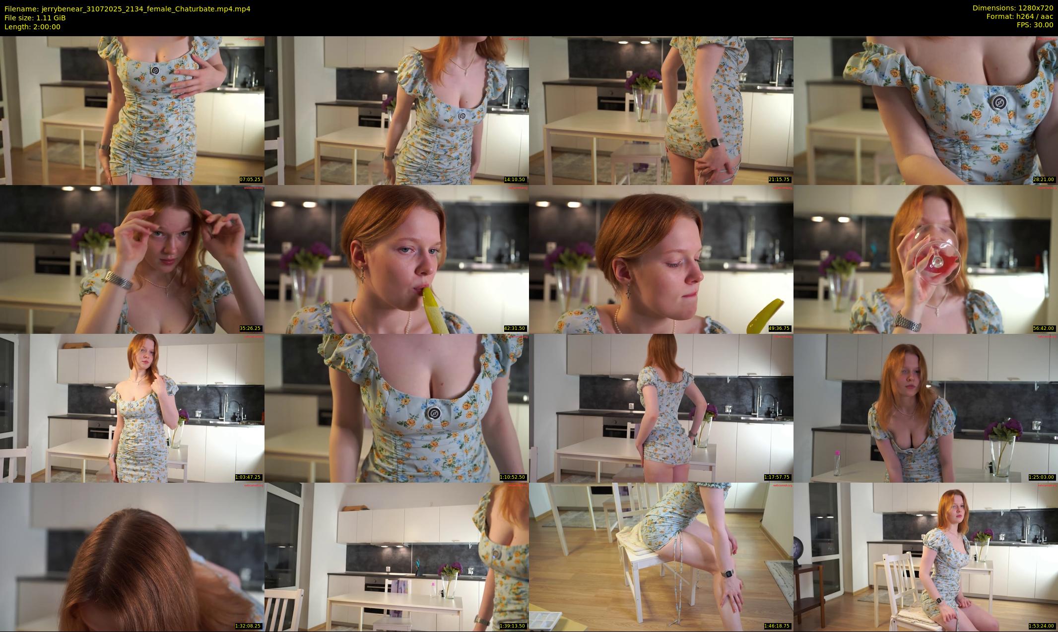 jerrybenear — 120 minute Chaturbate female cam show recording, 720p, Jul 31, 2025