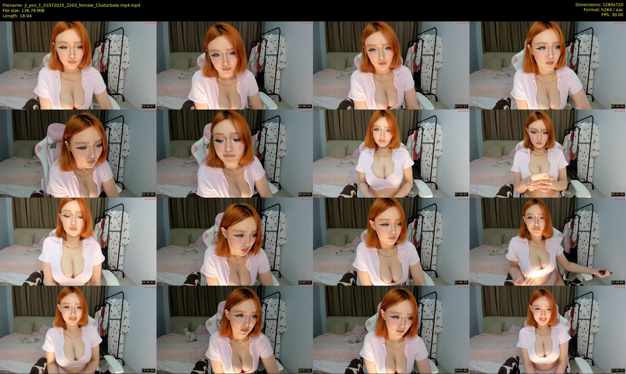 ji_yon_1 — 19 minute Chaturbate female cam show recording, 720p, Jul 31, 2025