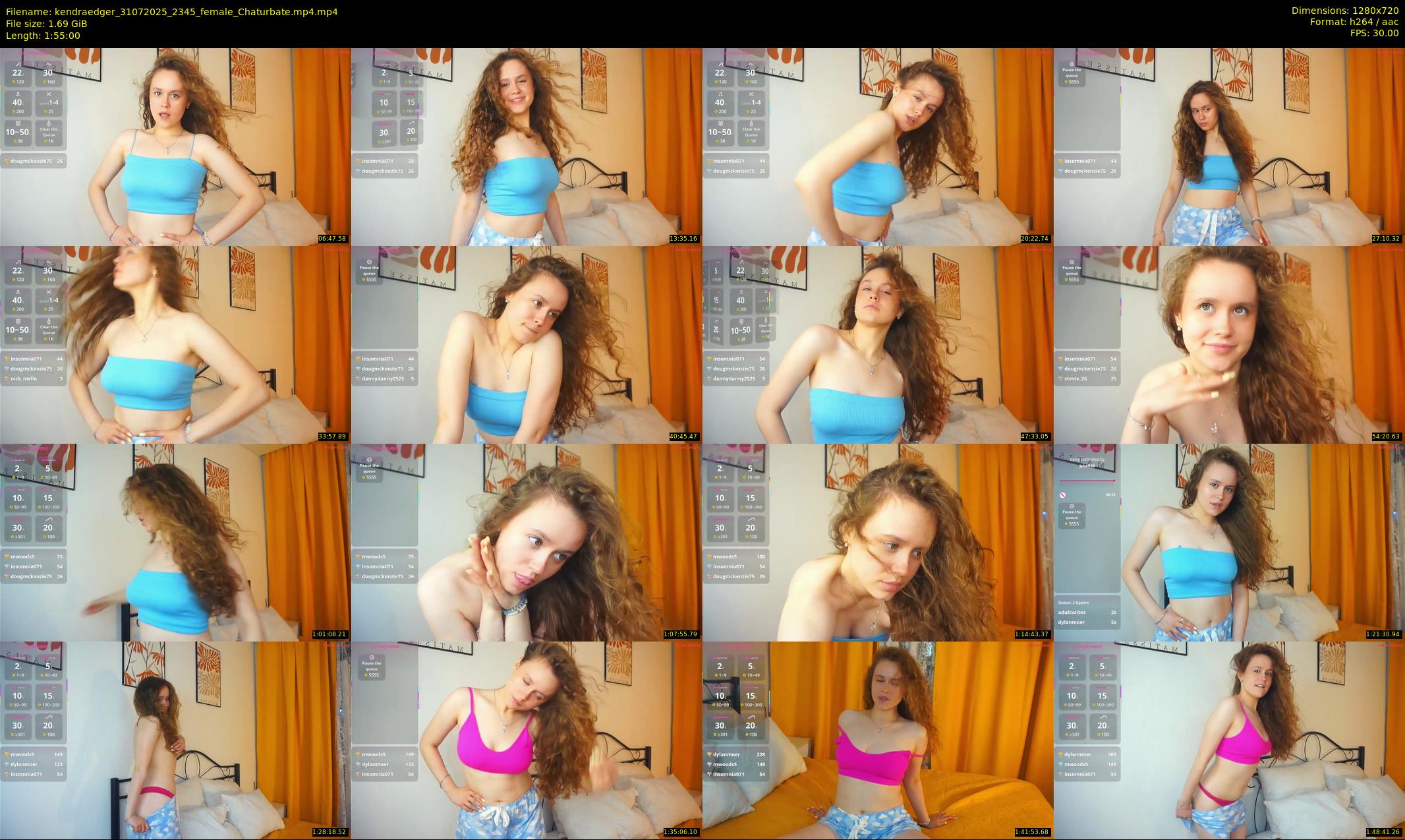 kendraedger — 115 minute Chaturbate female cam show recording, 720p, Jul 31, 2025