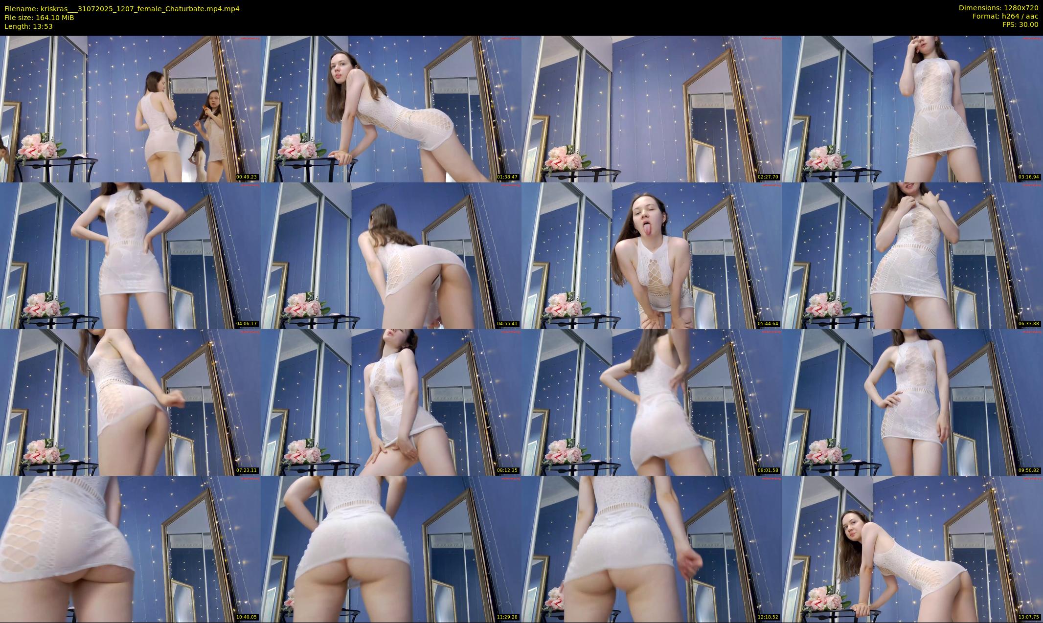 kriskras__ — 14 minute Chaturbate female cam show recording, 720p, Jul 31, 2025