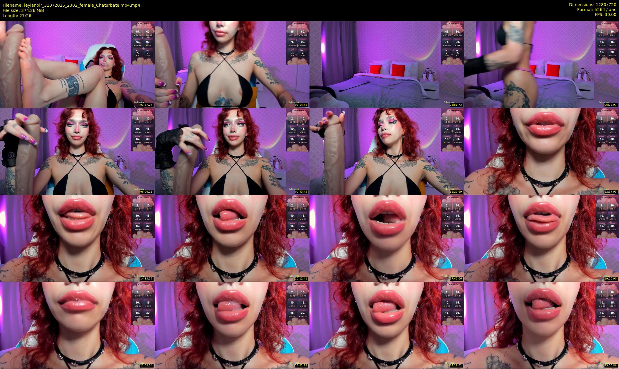 leylanoir — 28 minute Chaturbate female cam show recording, 720p, Jul 31, 2025