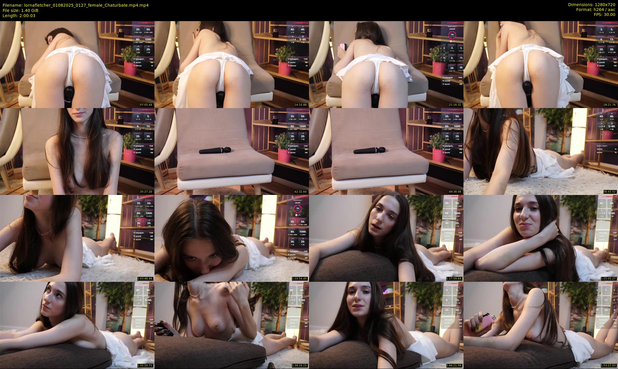 lornafletcher — 121 minute Chaturbate female cam show recording, 720p, Aug 1, 2025