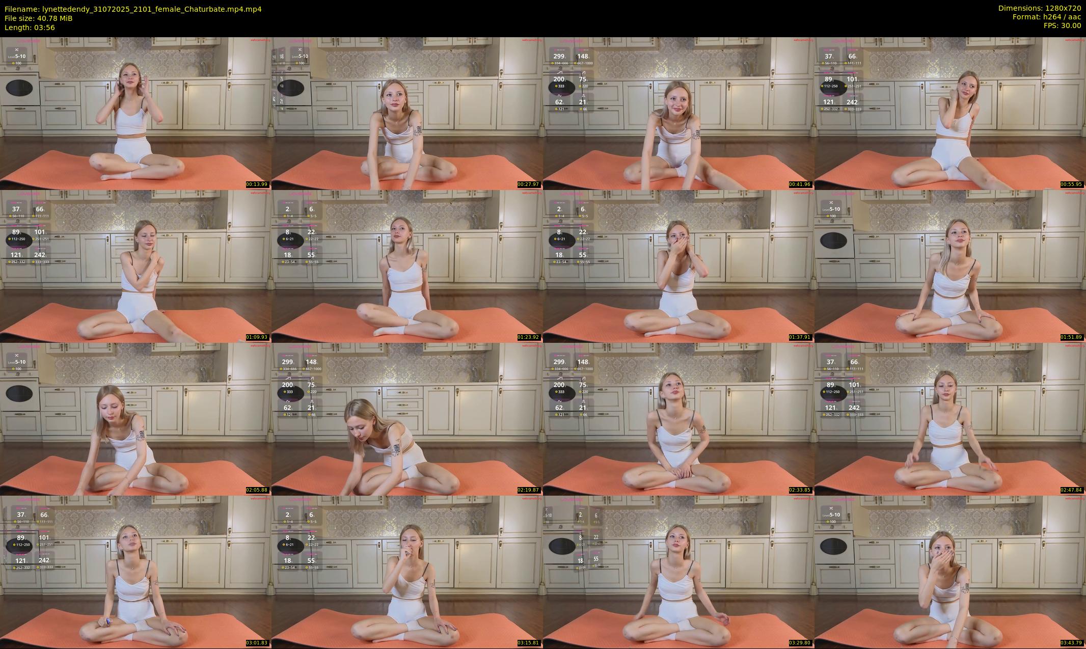 lynettedendy — 4 minute Chaturbate female cam show recording, 720p, Jul 31, 2025