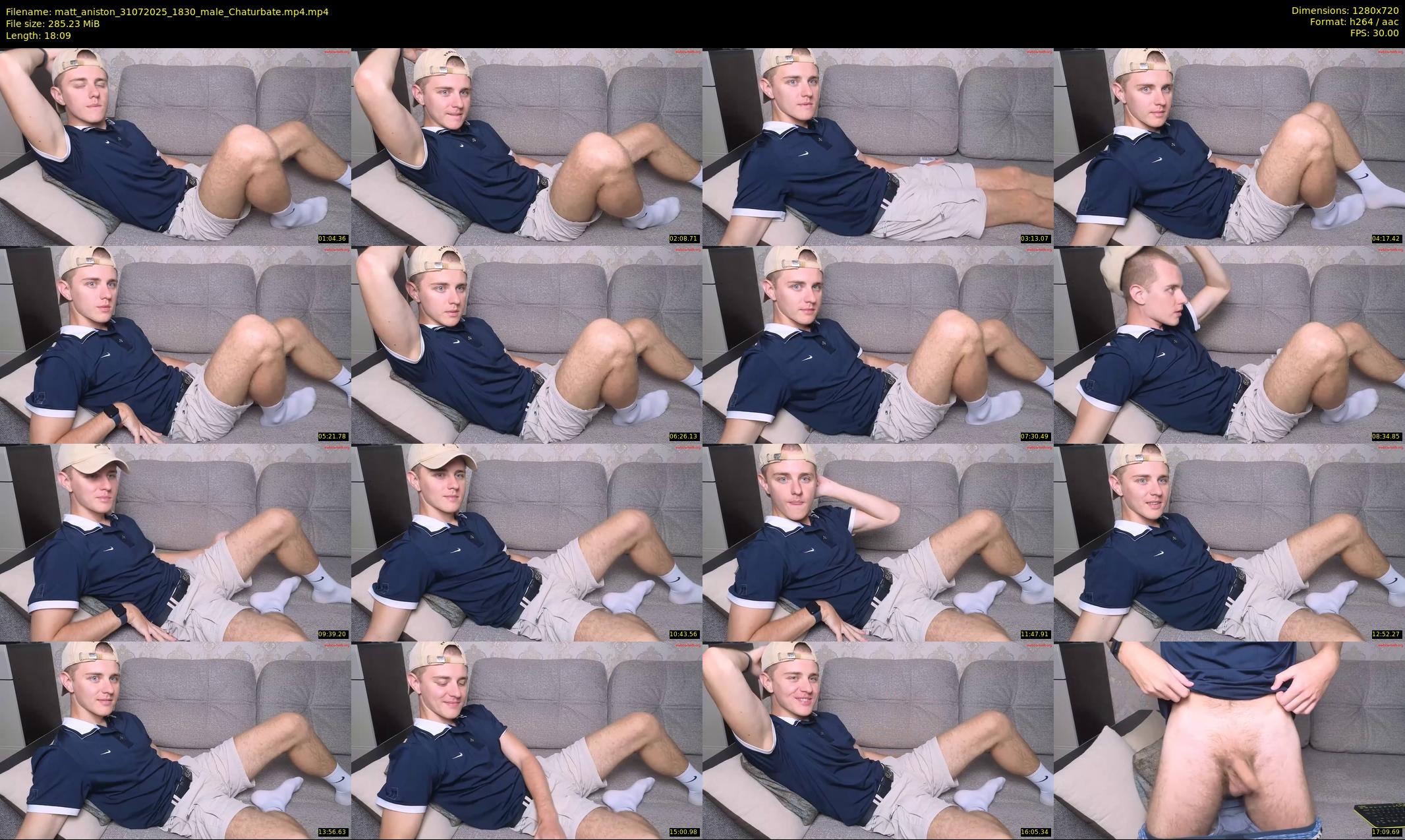 matt_aniston — 19 minute Chaturbate male cam show recording, 720p, Jul 31, 2025