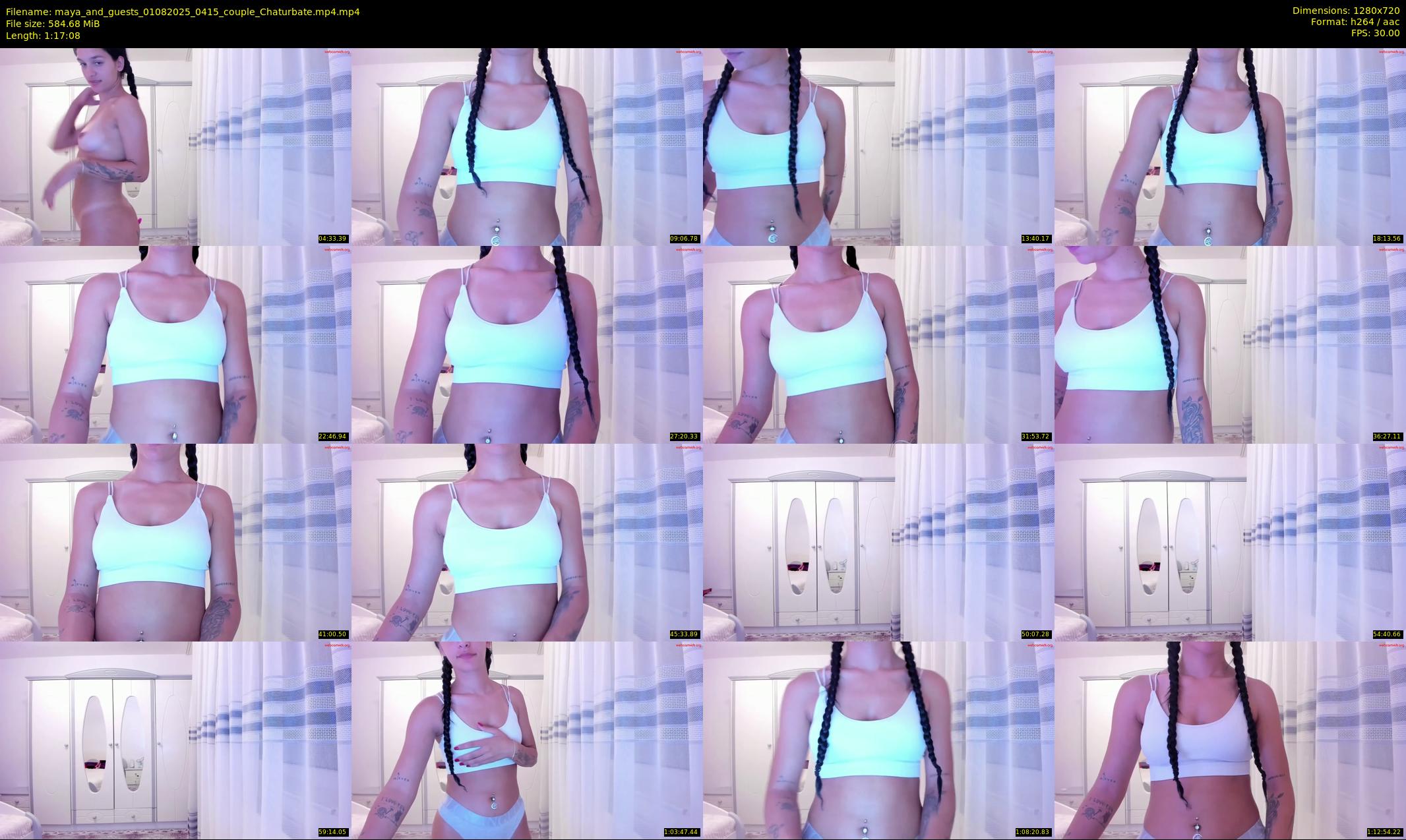 maya_and_guests — 78 minute Chaturbate couple cam show recording, 720p, Aug 1, 2025