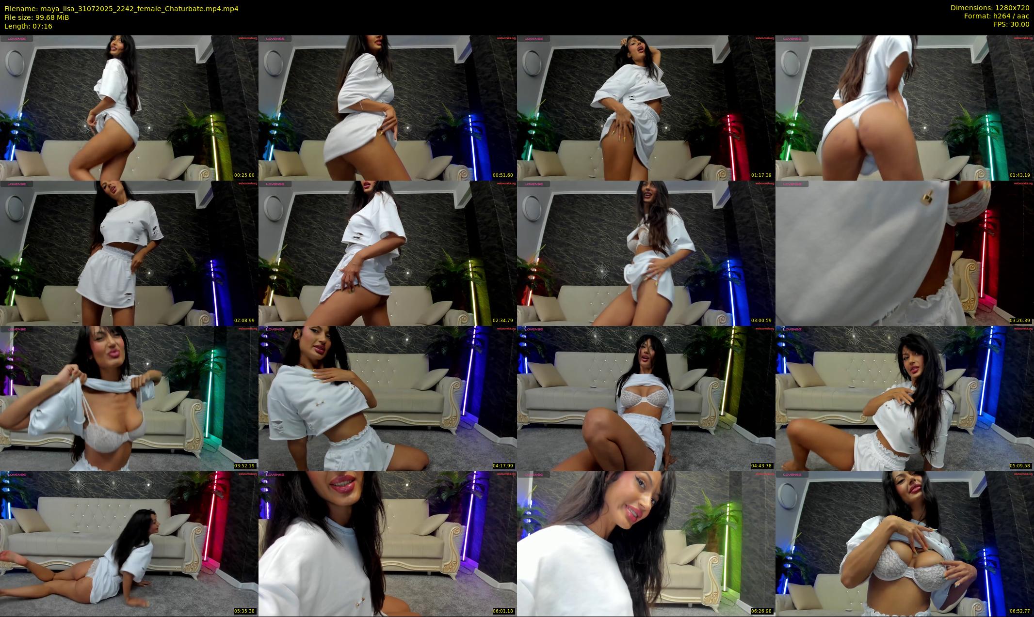 maya_lisa — 8 minute Chaturbate female cam show recording, 720p, Jul 31, 2025