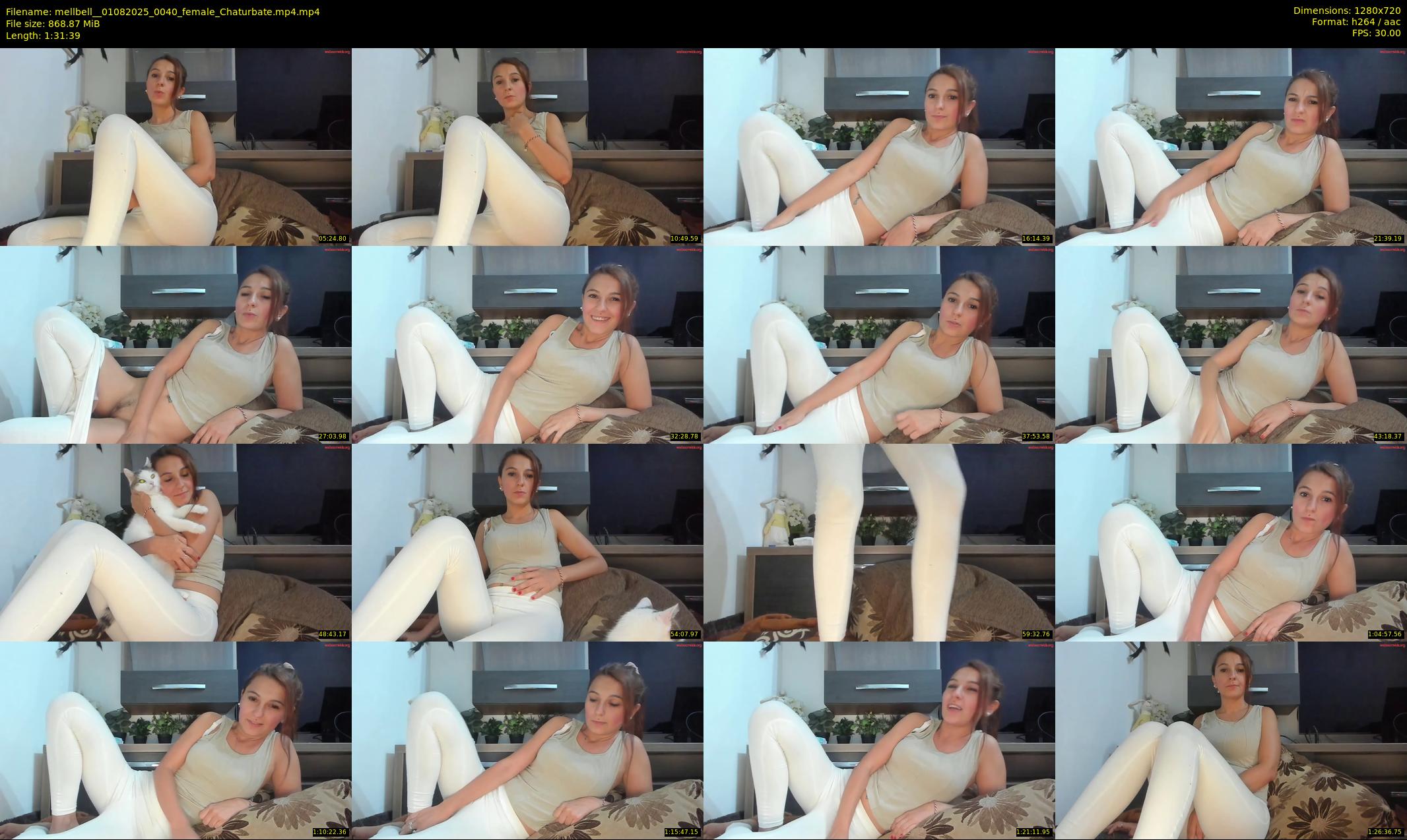 mellbell_ — 92 minute Chaturbate female cam show recording, 720p, Aug 1, 2025