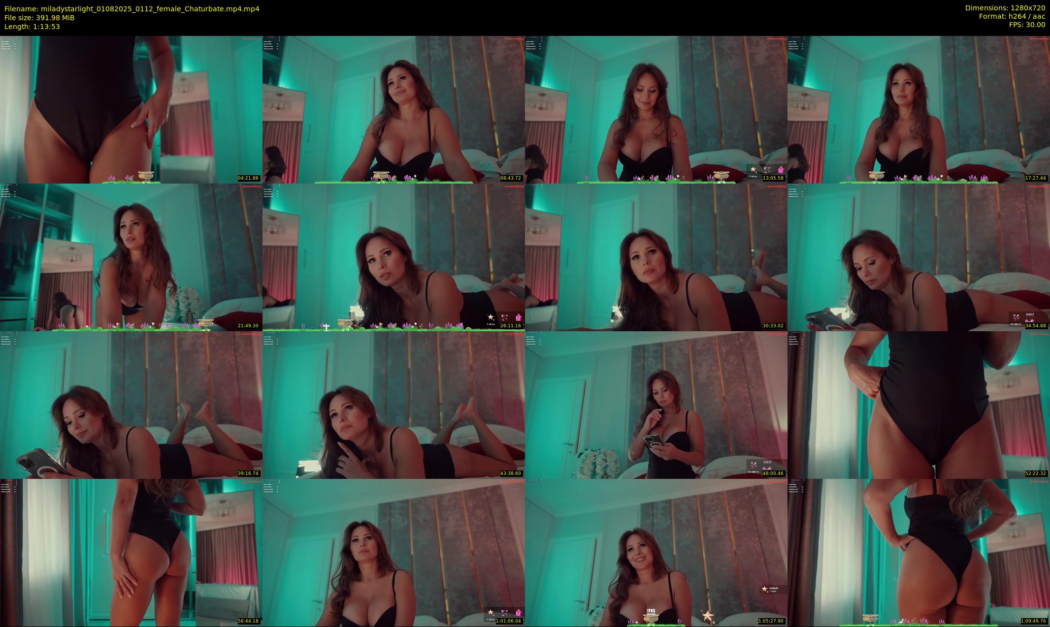 miladystarlight — 74 minute Chaturbate female cam show recording, 720p, Aug 1, 2025