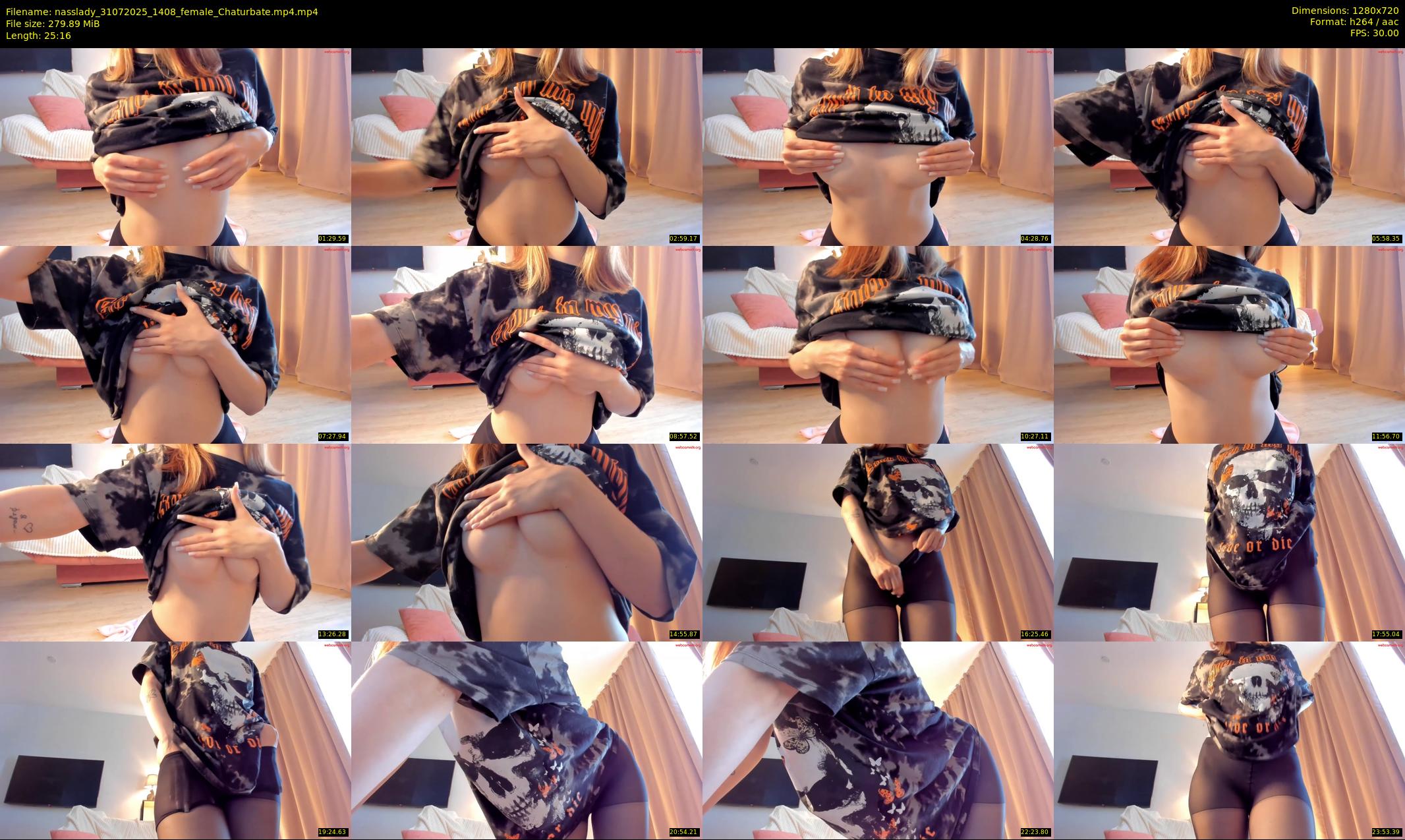 nasslady — 26 minute Chaturbate female cam show recording, 720p, Jul 31, 2025