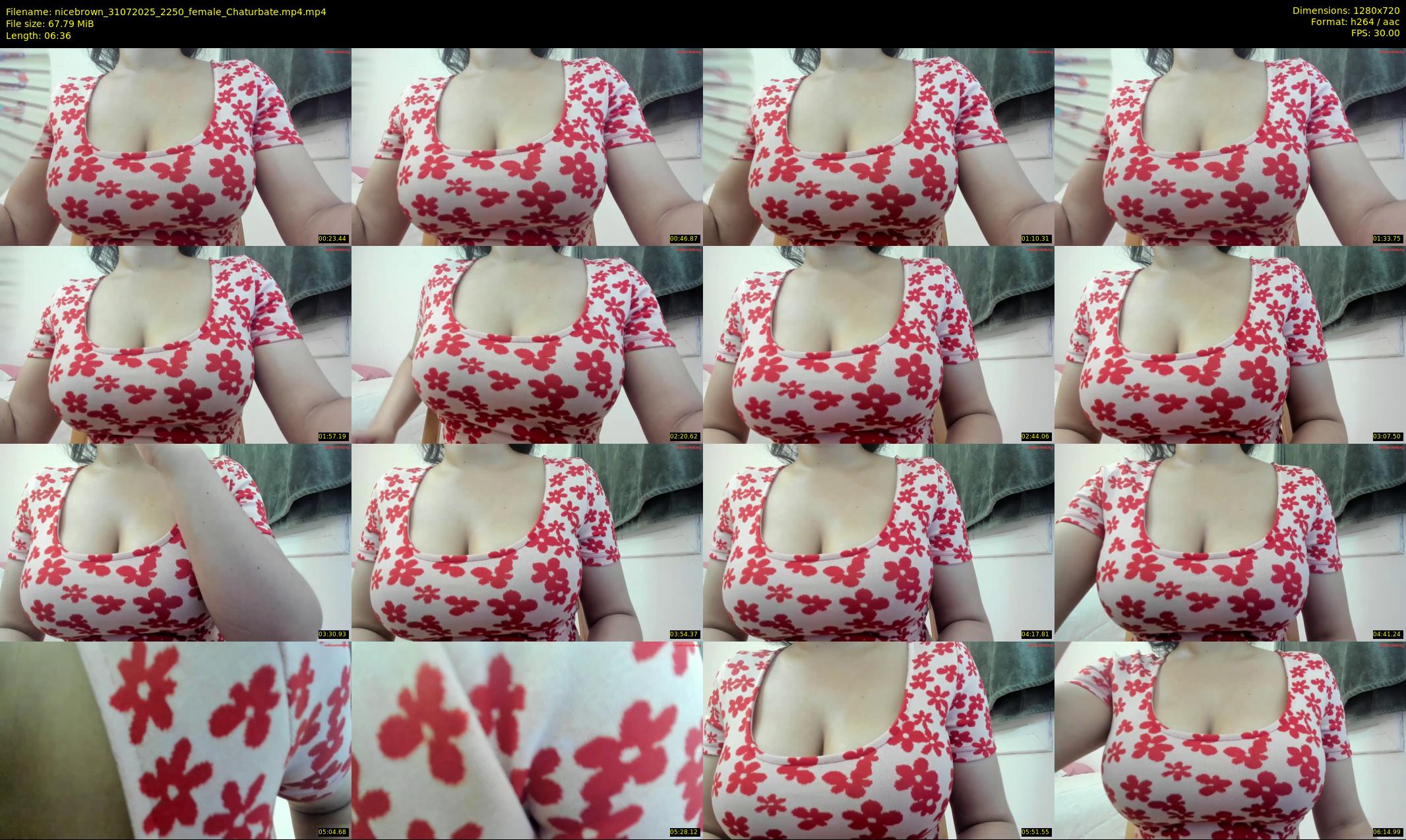 nicebrown — 7 minute Chaturbate female cam show recording, 720p, Jul 31, 2025