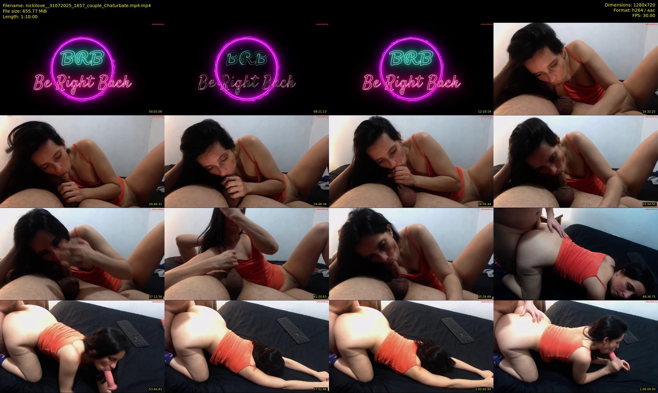nickilove_ — 70 minute Chaturbate couple cam show recording, 720p, Jul 31, 2025