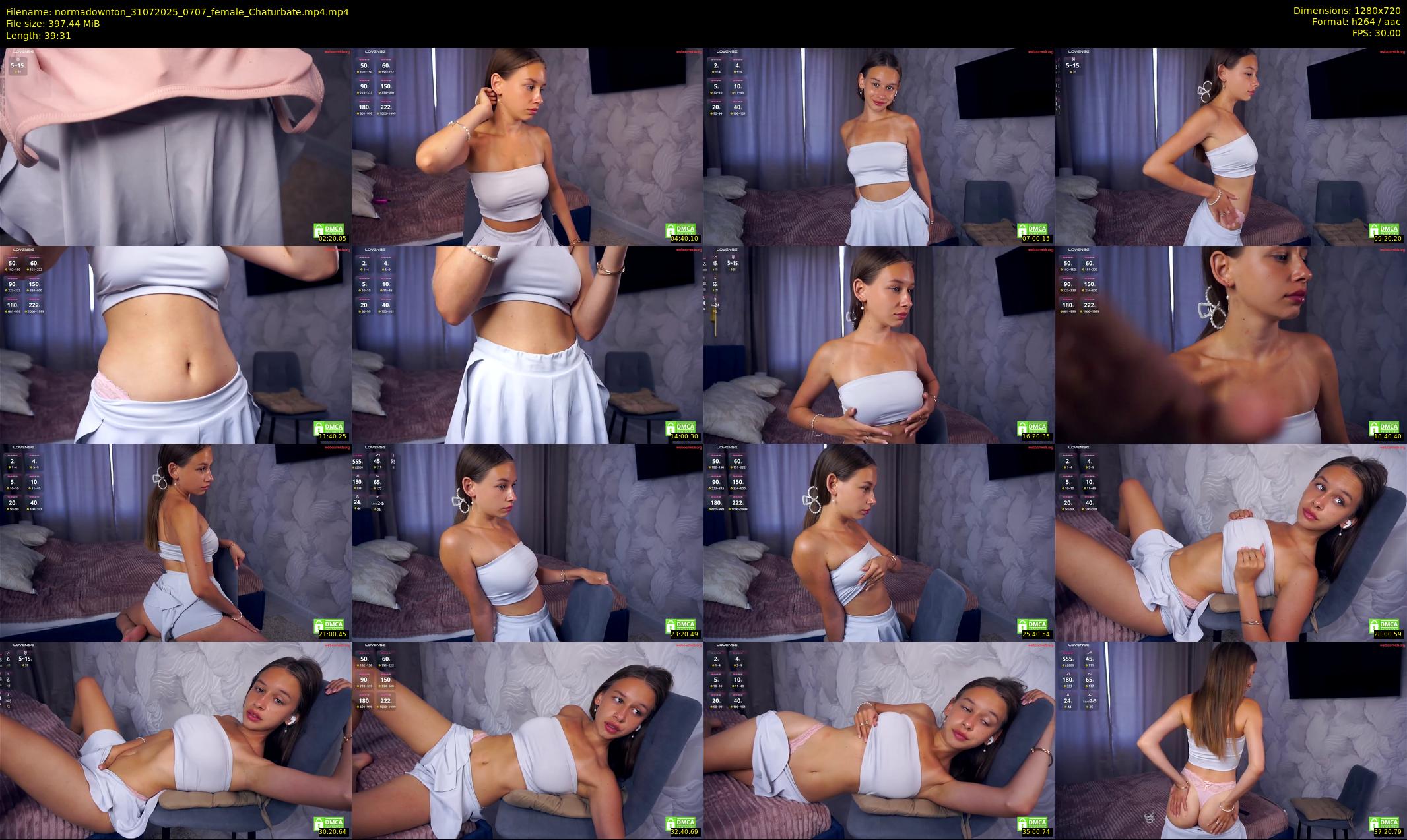 normadownton — 40 minute Chaturbate female cam show recording, 720p, Jul 31, 2025