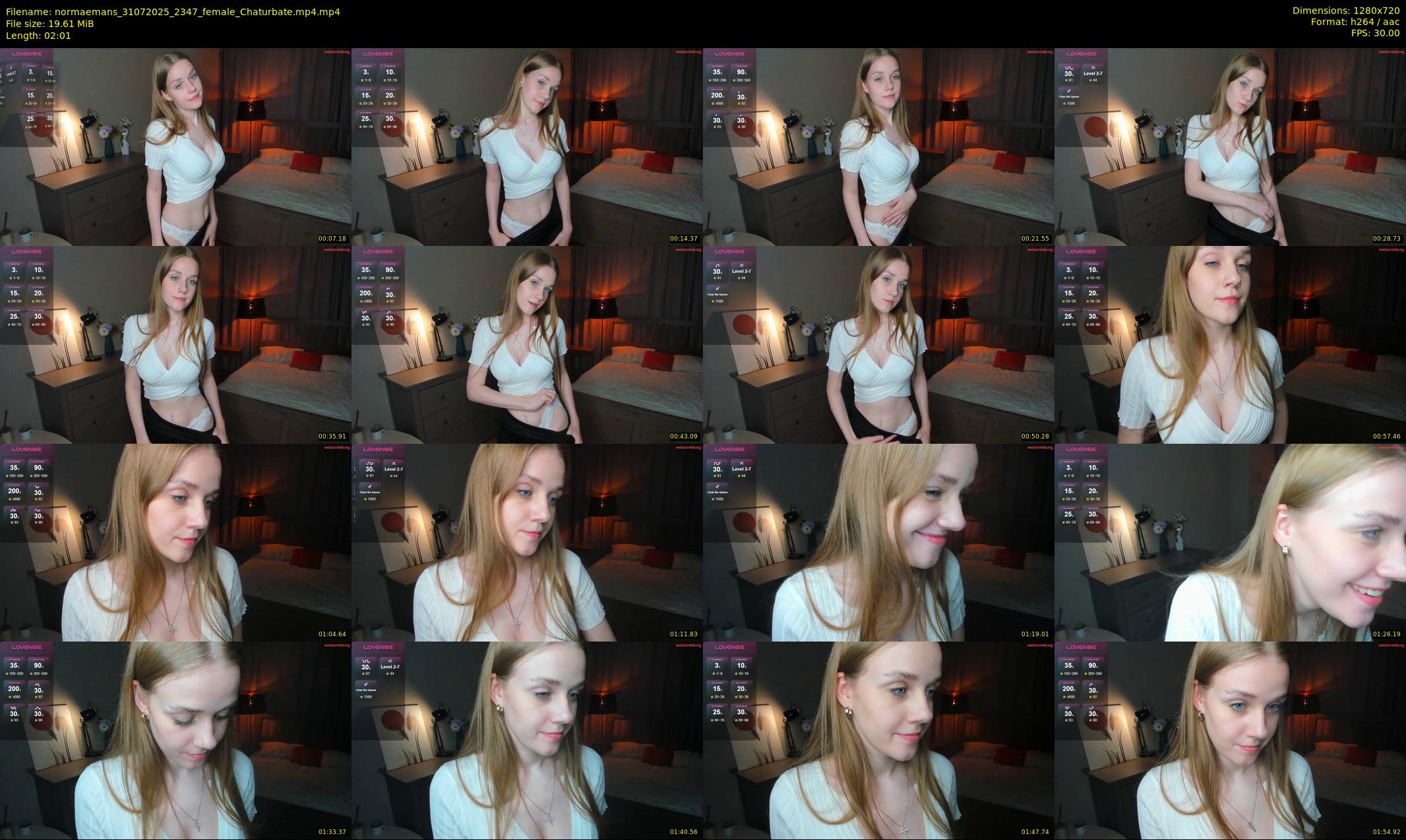 normaemans — 3 minute Chaturbate female cam show recording, 720p, Jul 31, 2025