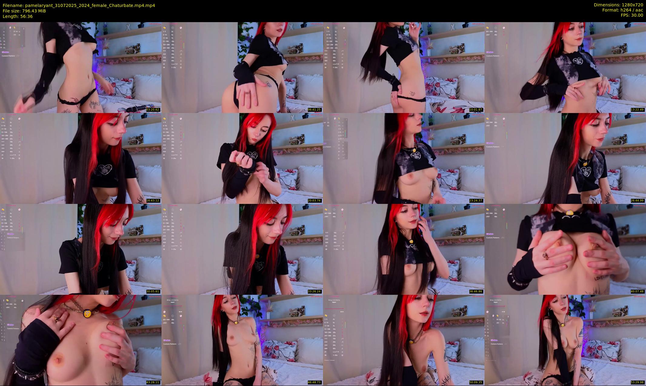 pamelaryant — 57 minute Chaturbate female cam show recording, 720p, Jul 31, 2025