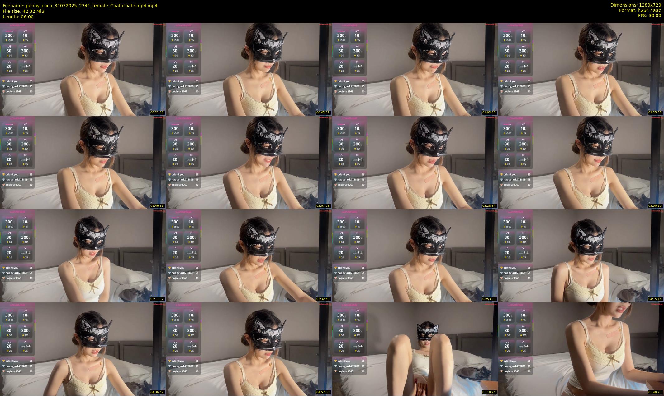penny_coco — 6 minute Chaturbate female cam show recording, 720p, Jul 31, 2025