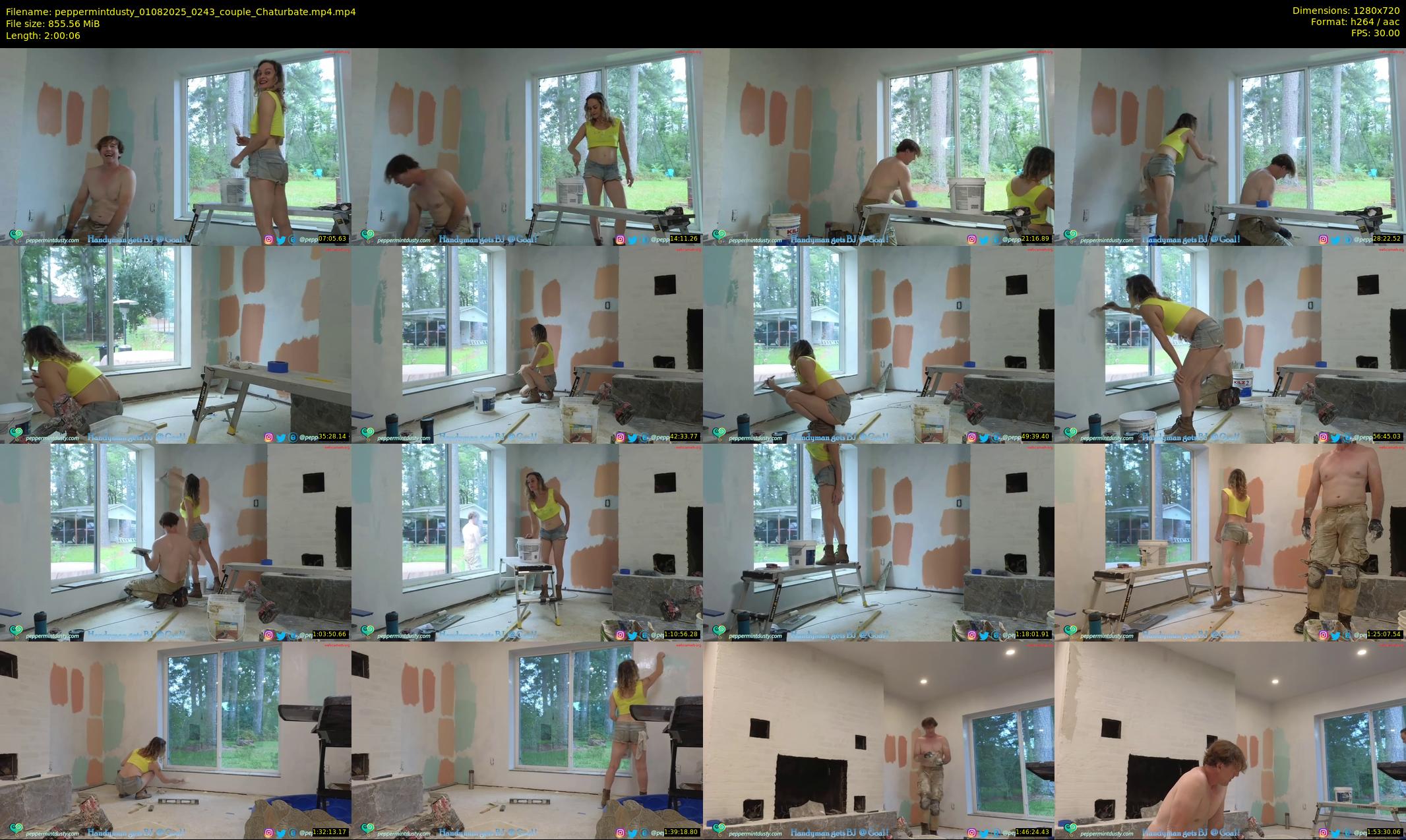 peppermintdusty — 121 minute Chaturbate couple cam show recording, 720p, Aug 1, 2025