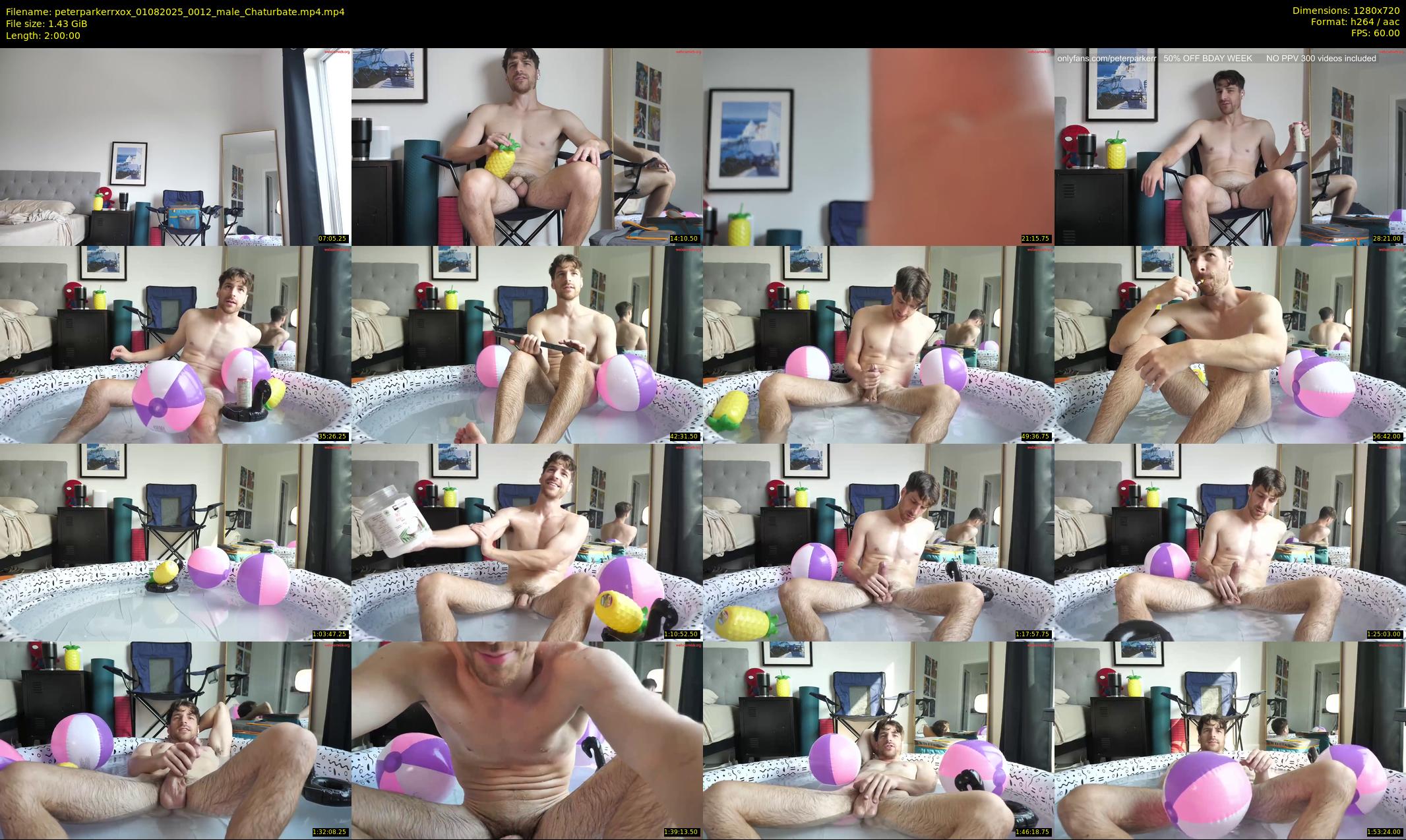 peterparkerrxox — 120 minute Chaturbate male cam show recording, 720p, Aug 1, 2025