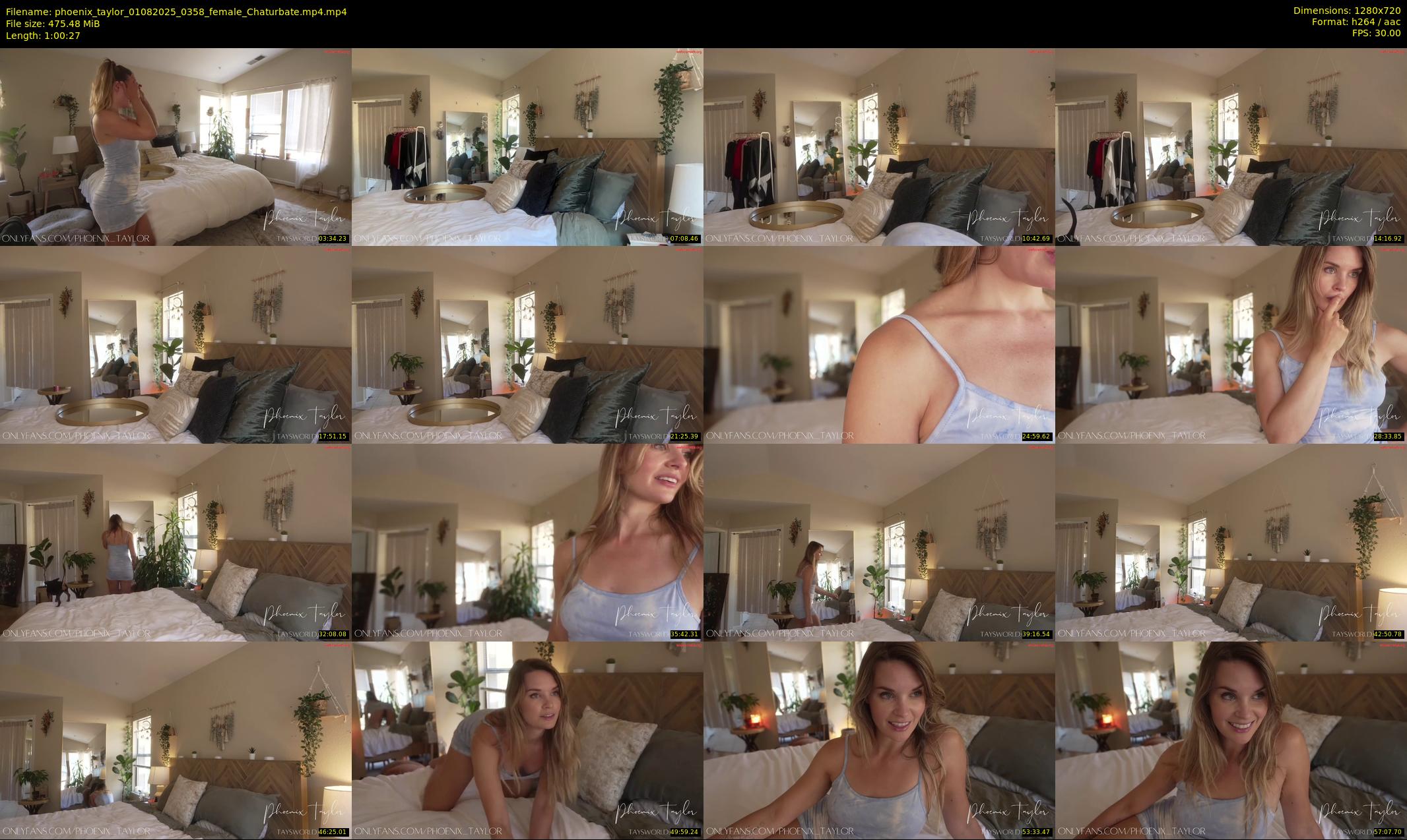 phoenix_taylor — 61 minute Chaturbate female cam show recording, 720p, Aug 1, 2025