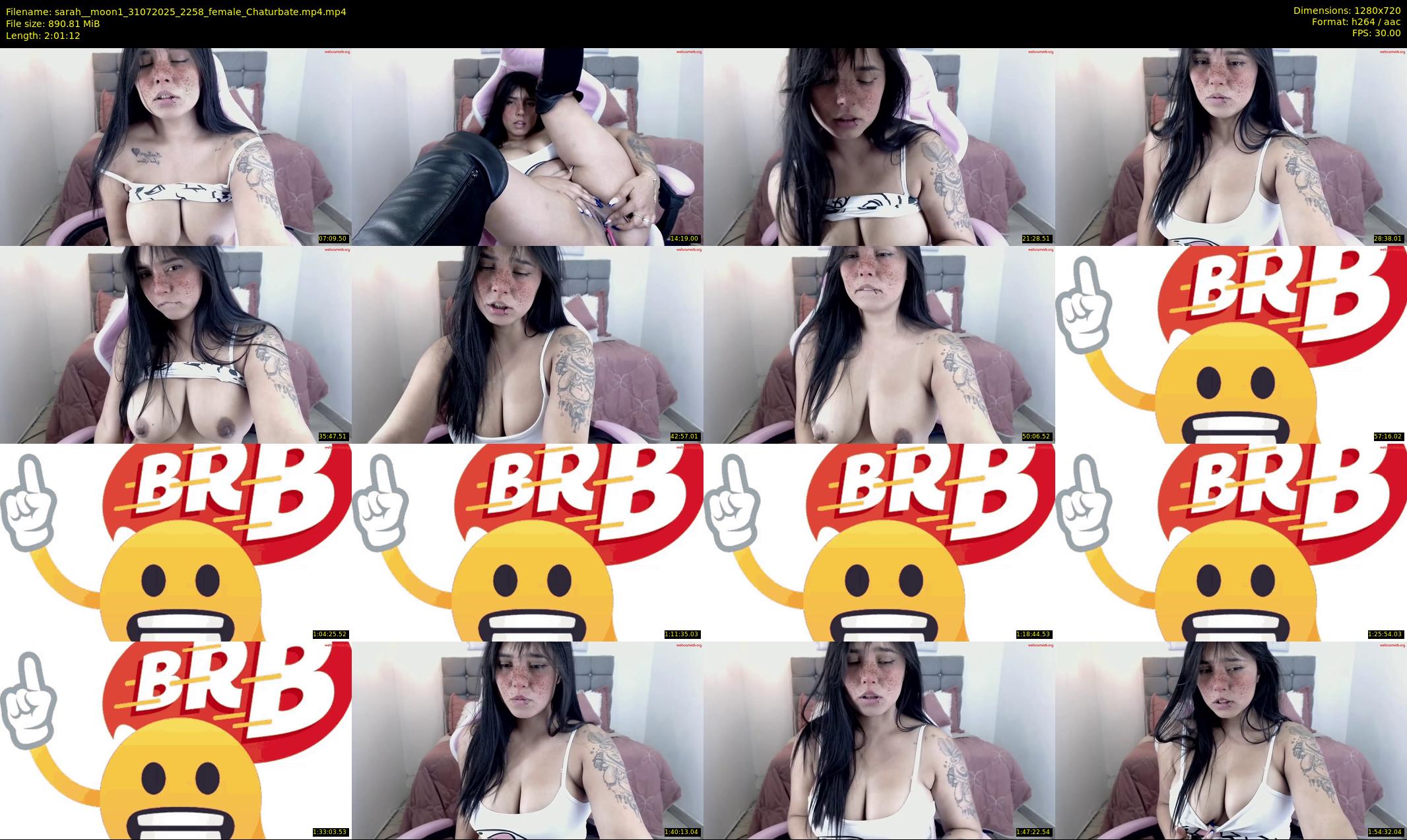 sarah__moon1 — 122 minute Chaturbate female cam show recording, 720p, Jul 31, 2025