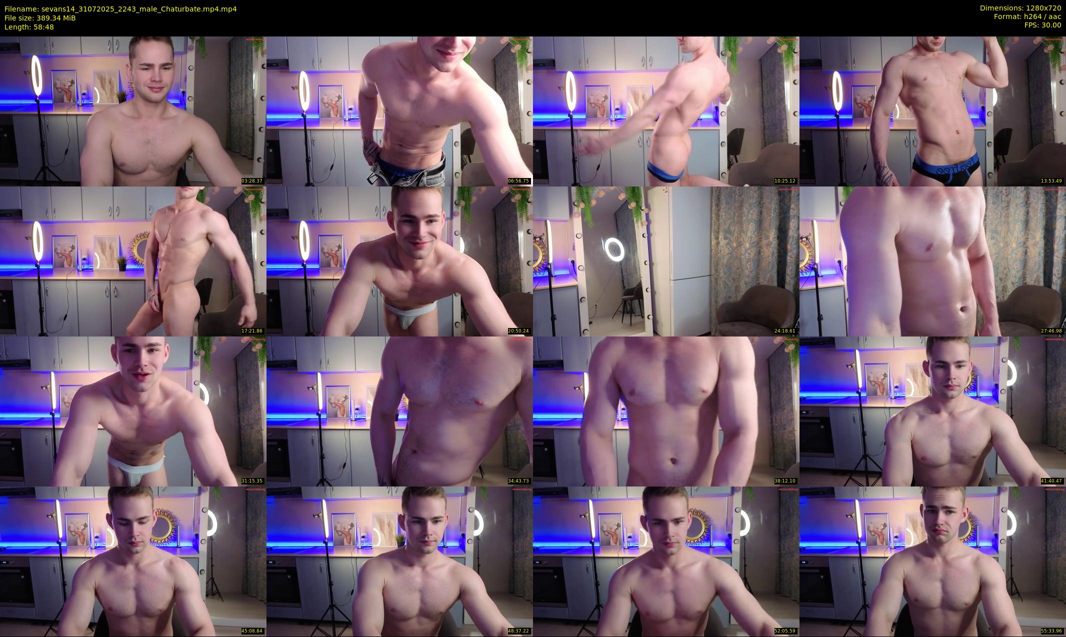 sevans14 — 59 minute Chaturbate male cam show recording, 720p, Jul 31, 2025
