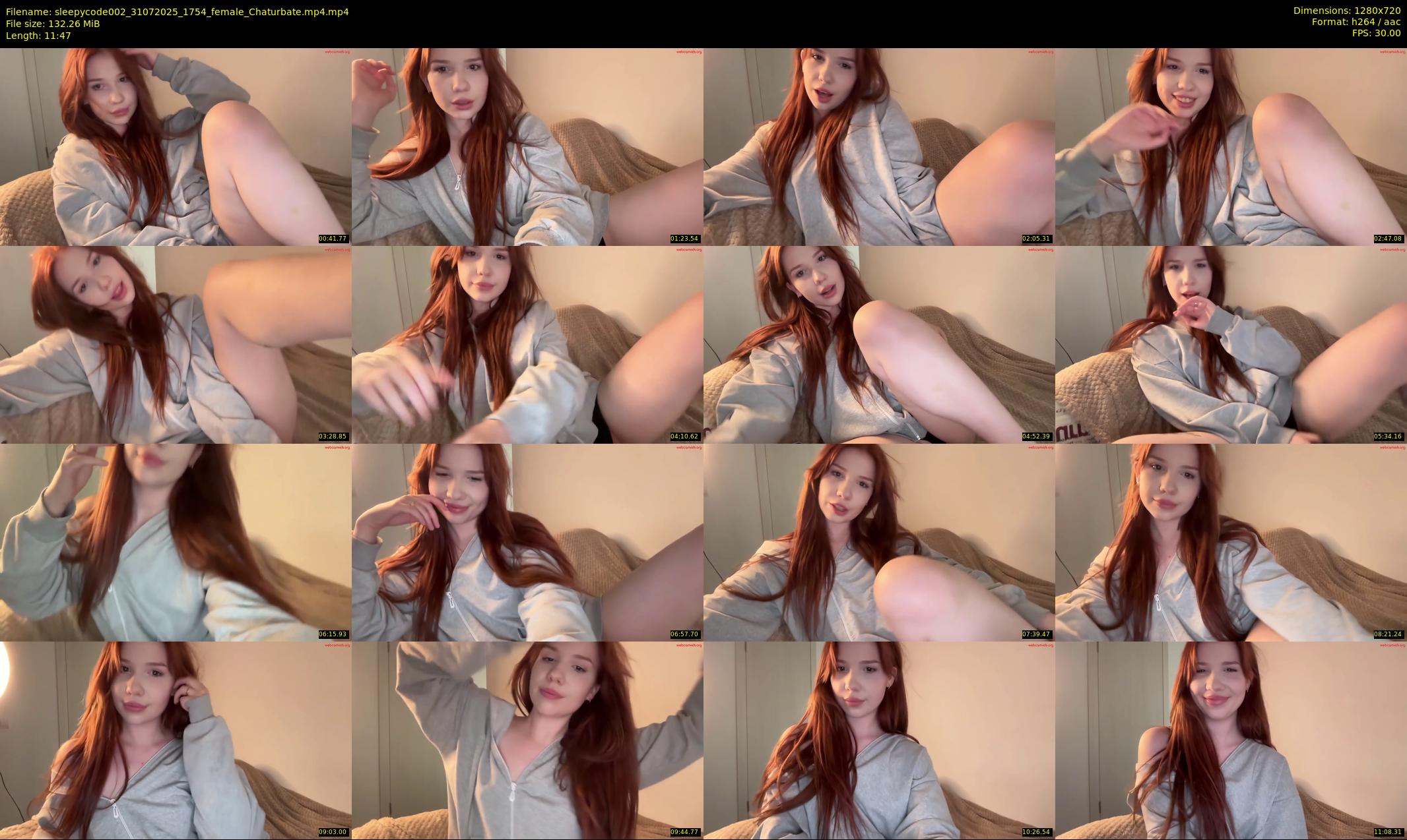 sleepycode002 — 12 minute Chaturbate female cam show recording, 720p, Jul 31, 2025