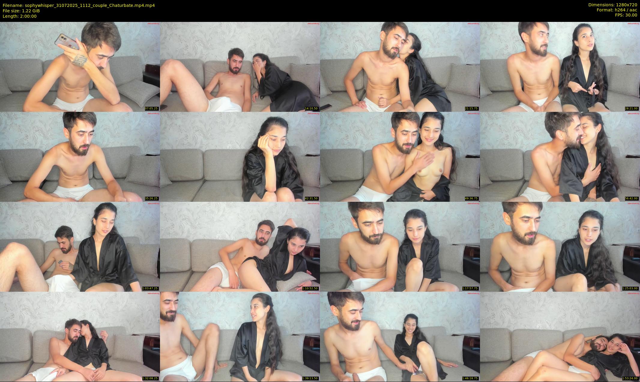 sophywhisper — 120 minute Chaturbate couple cam show recording, 720p, Jul 31, 2025