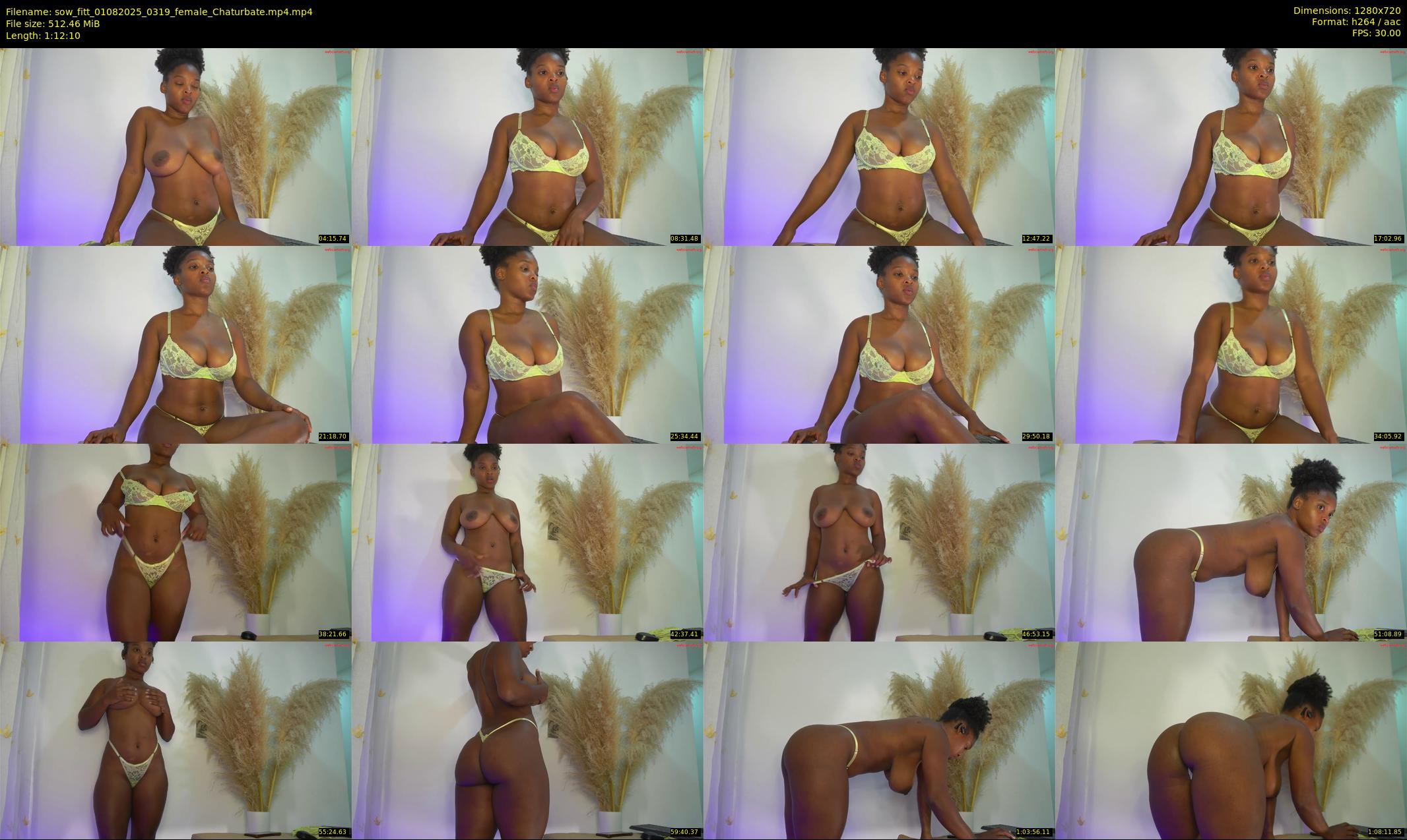 sow_fitt — 73 minute Chaturbate female cam show recording, 720p, Aug 1, 2025
