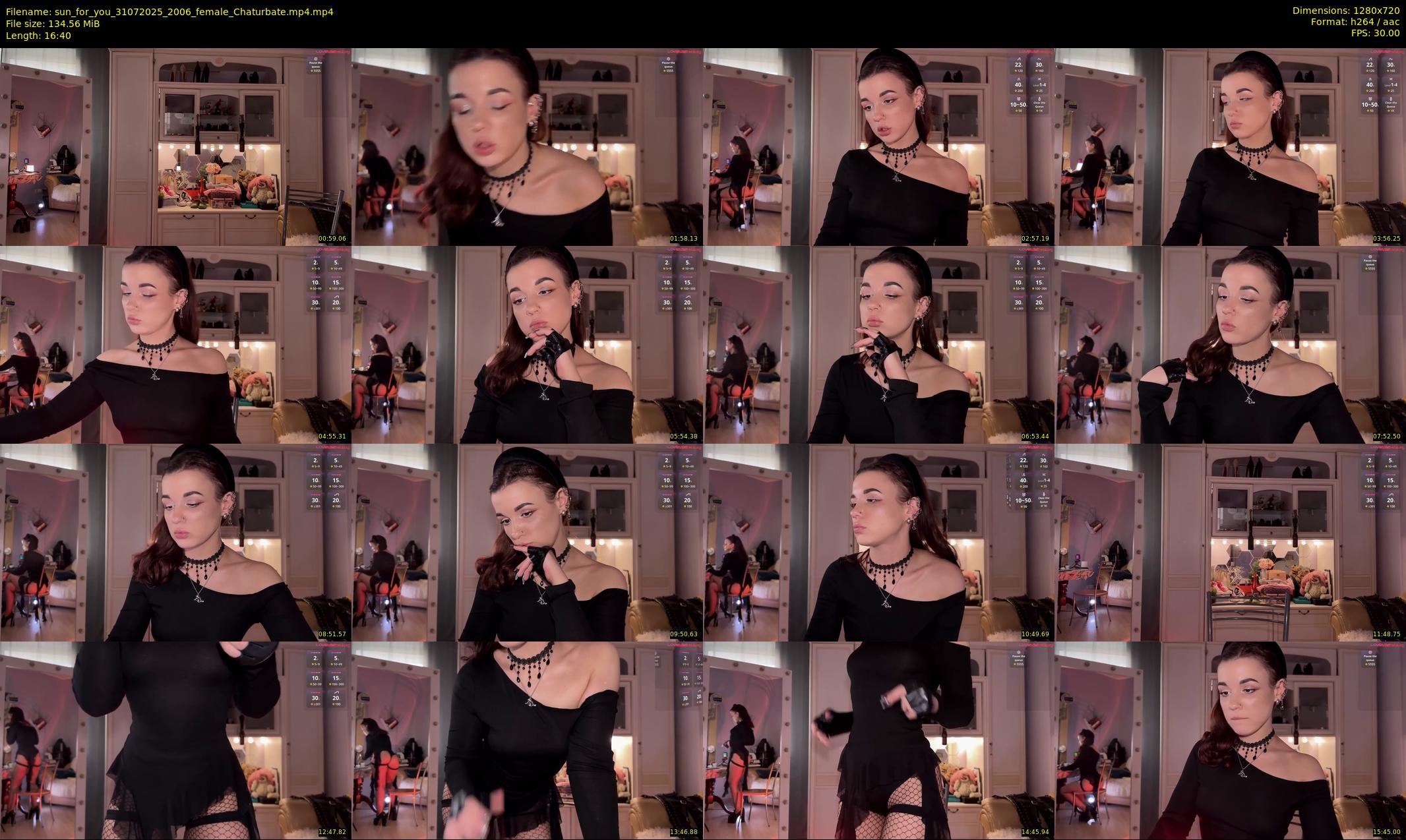 sun_for_you — 17 minute Chaturbate female cam show recording, 720p, Jul 31, 2025
