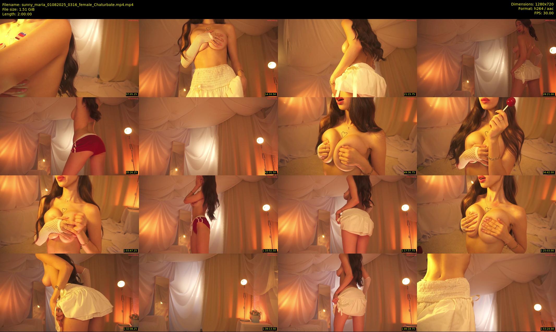 sunny_maria — 120 minute Chaturbate female cam show recording, 720p, Aug 1, 2025