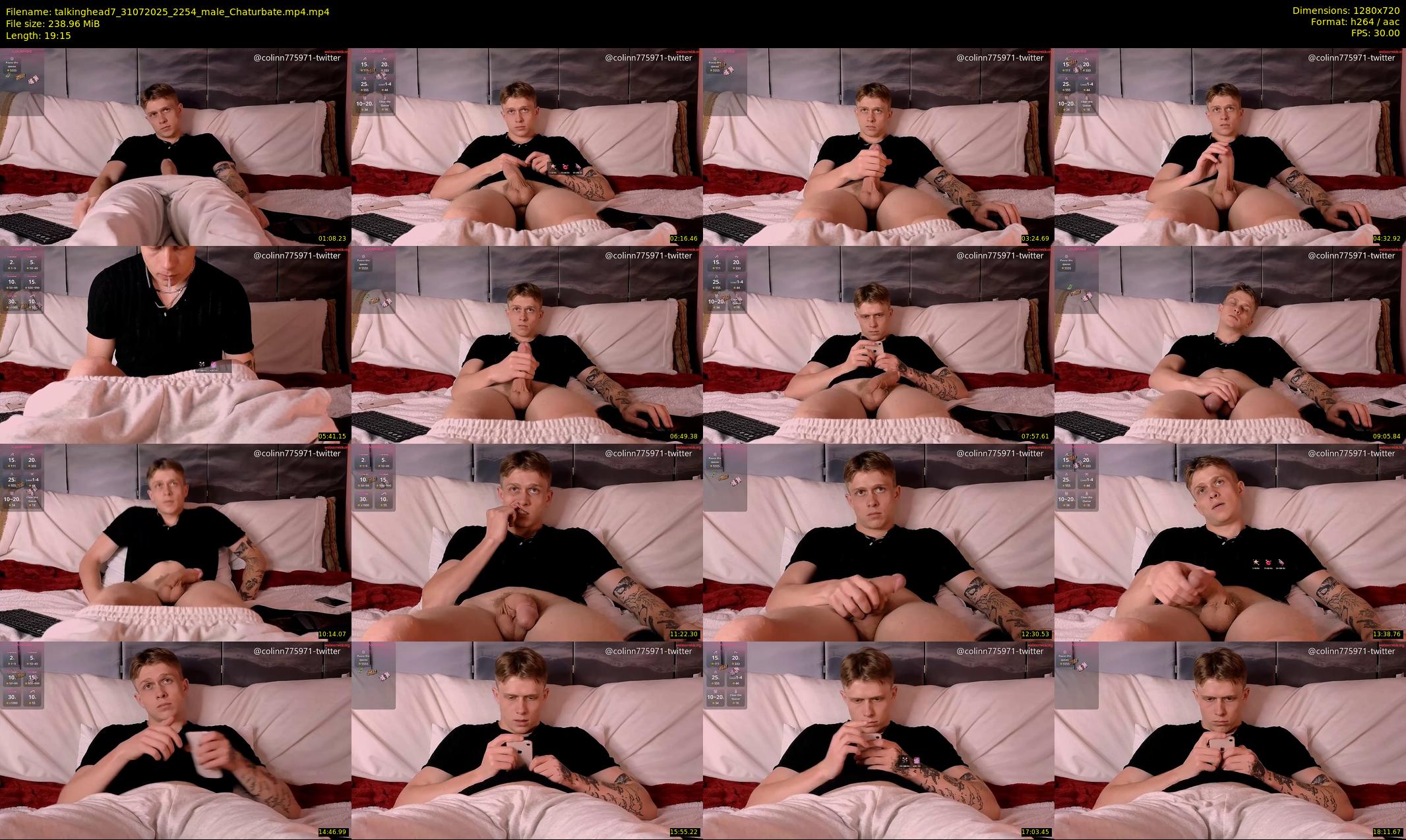 talkinghead7 — 20 minute Chaturbate male cam show recording, 720p, Jul 31, 2025