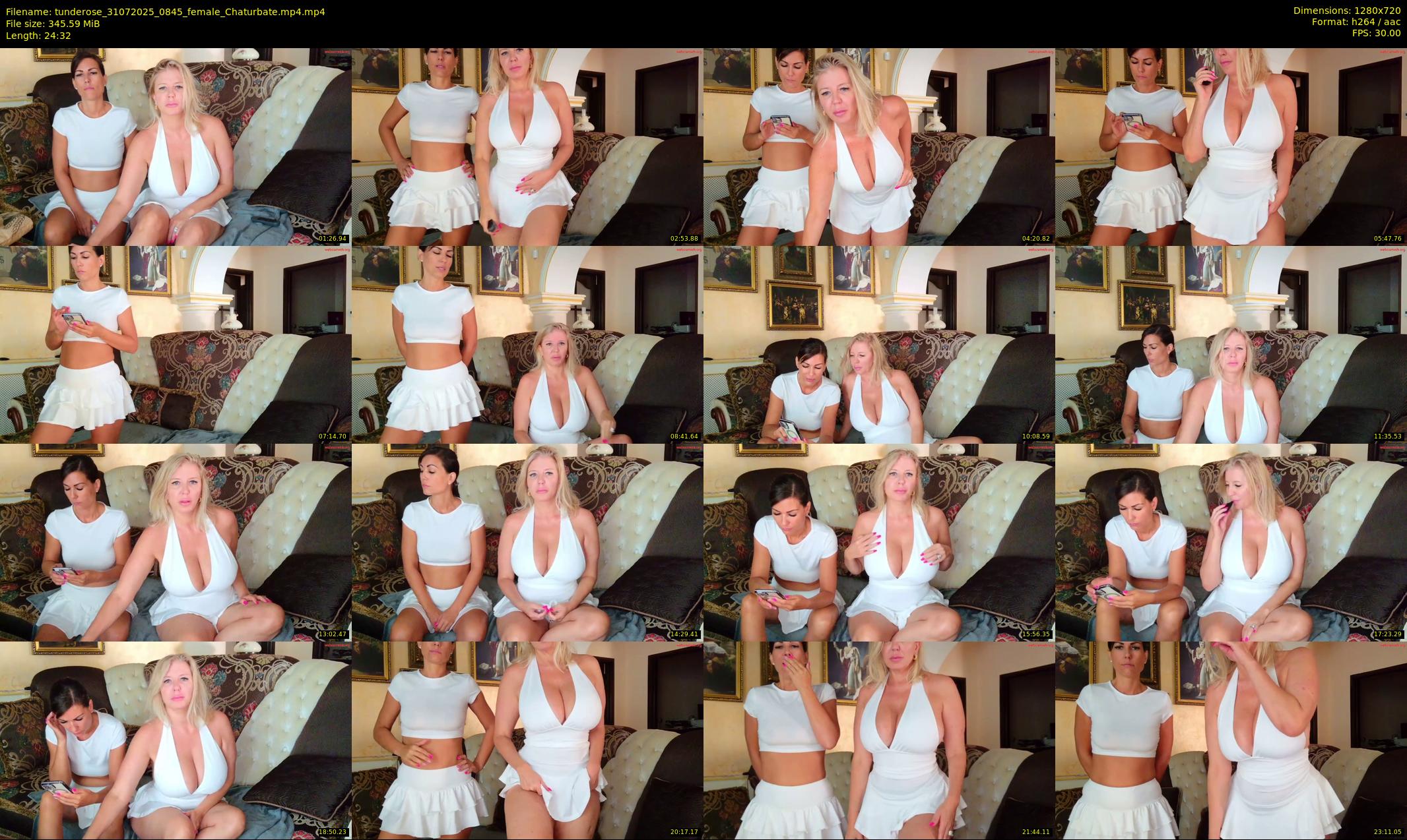 tunderose — 25 minute Chaturbate female cam show recording, 720p, Jul 31, 2025