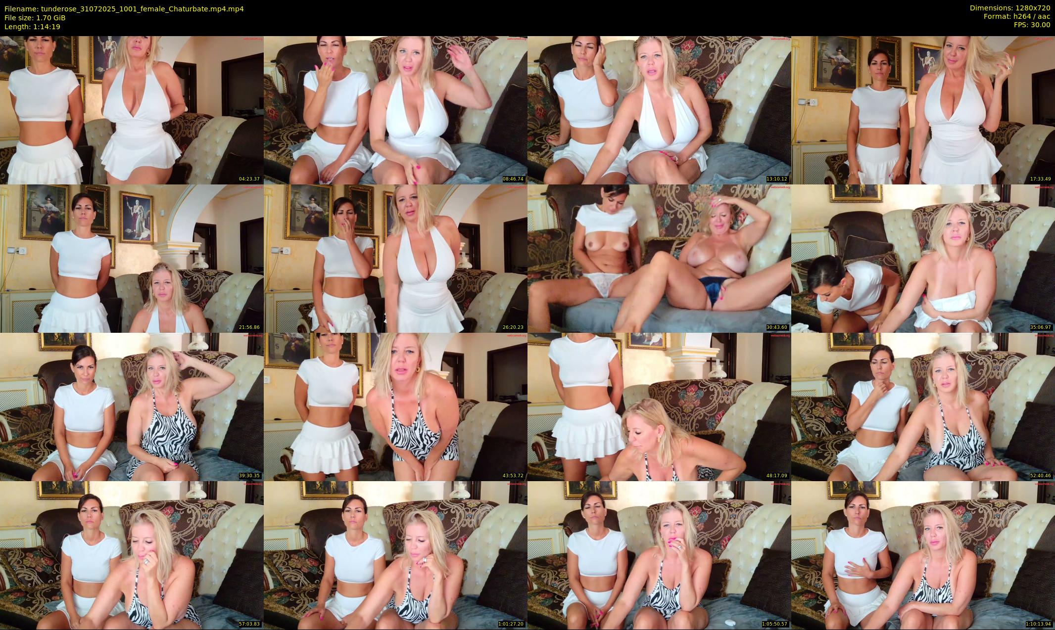 tunderose — 75 minute Chaturbate female cam show recording, 720p, Jul 31, 2025