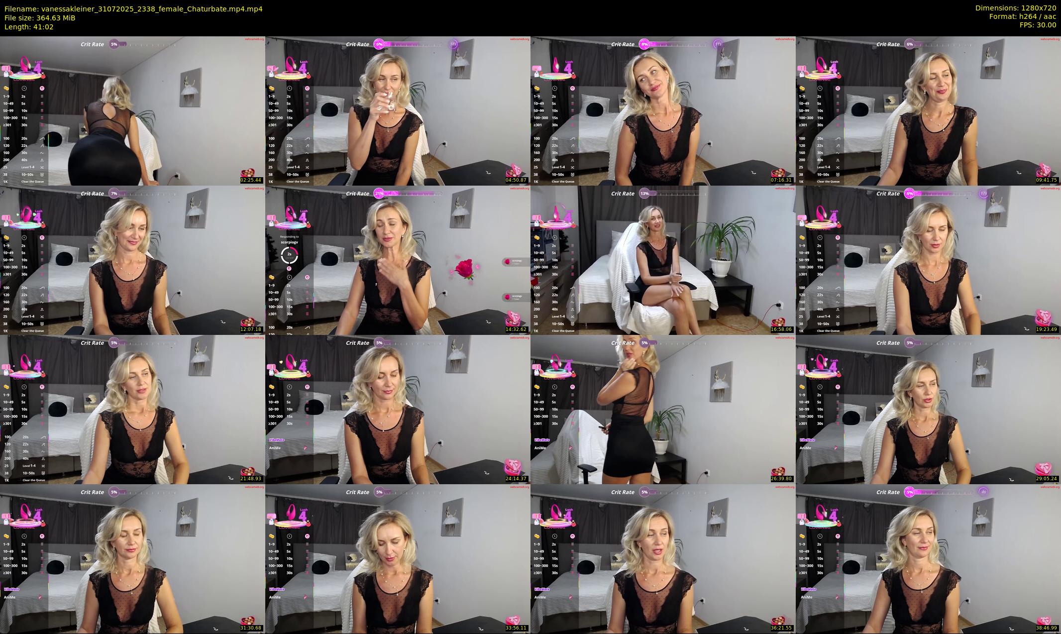 vanessakleiner — 42 minute Chaturbate female cam show recording, 720p, Jul 31, 2025