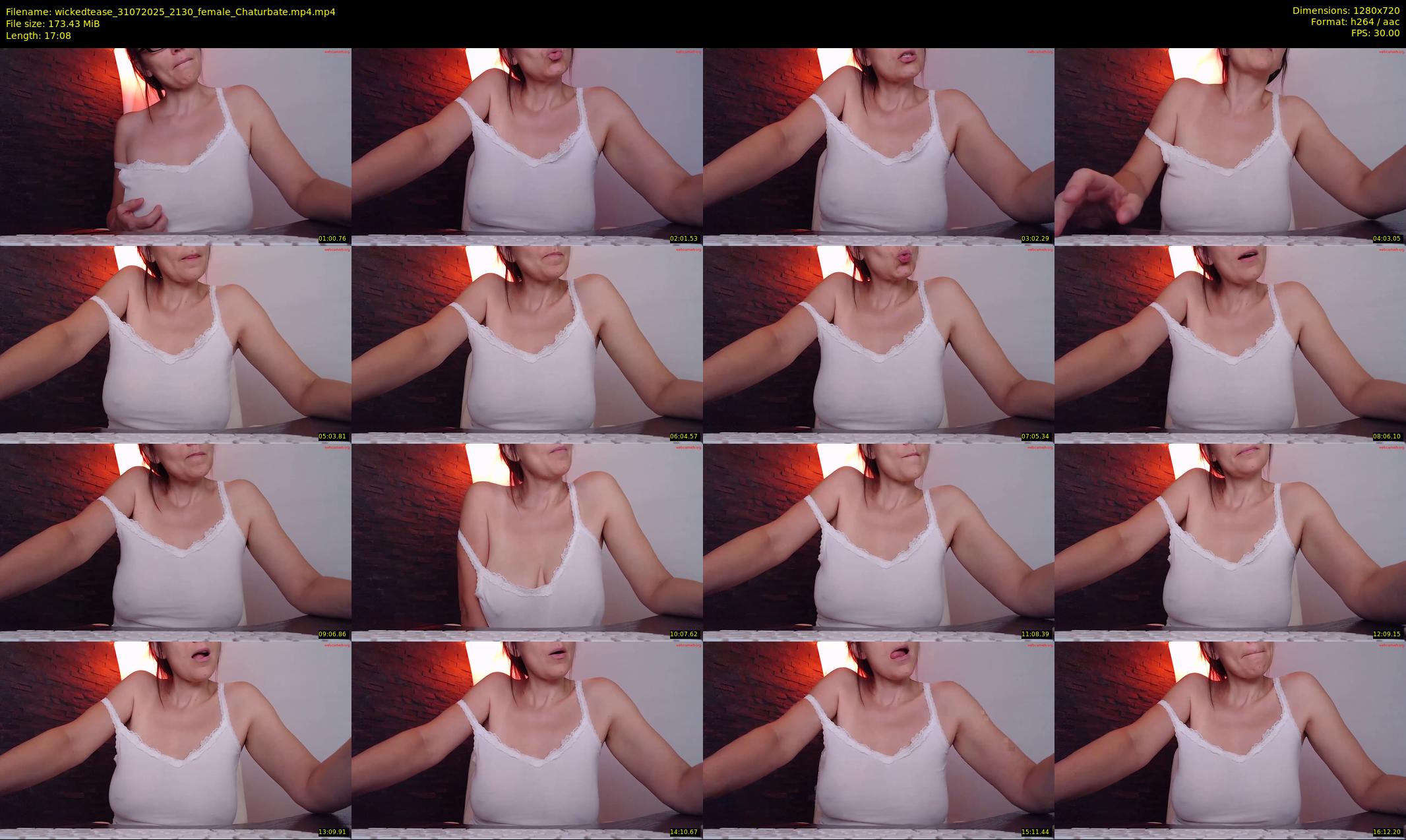 wickedtease — 18 minute Chaturbate female cam show recording, 720p, Jul 31, 2025