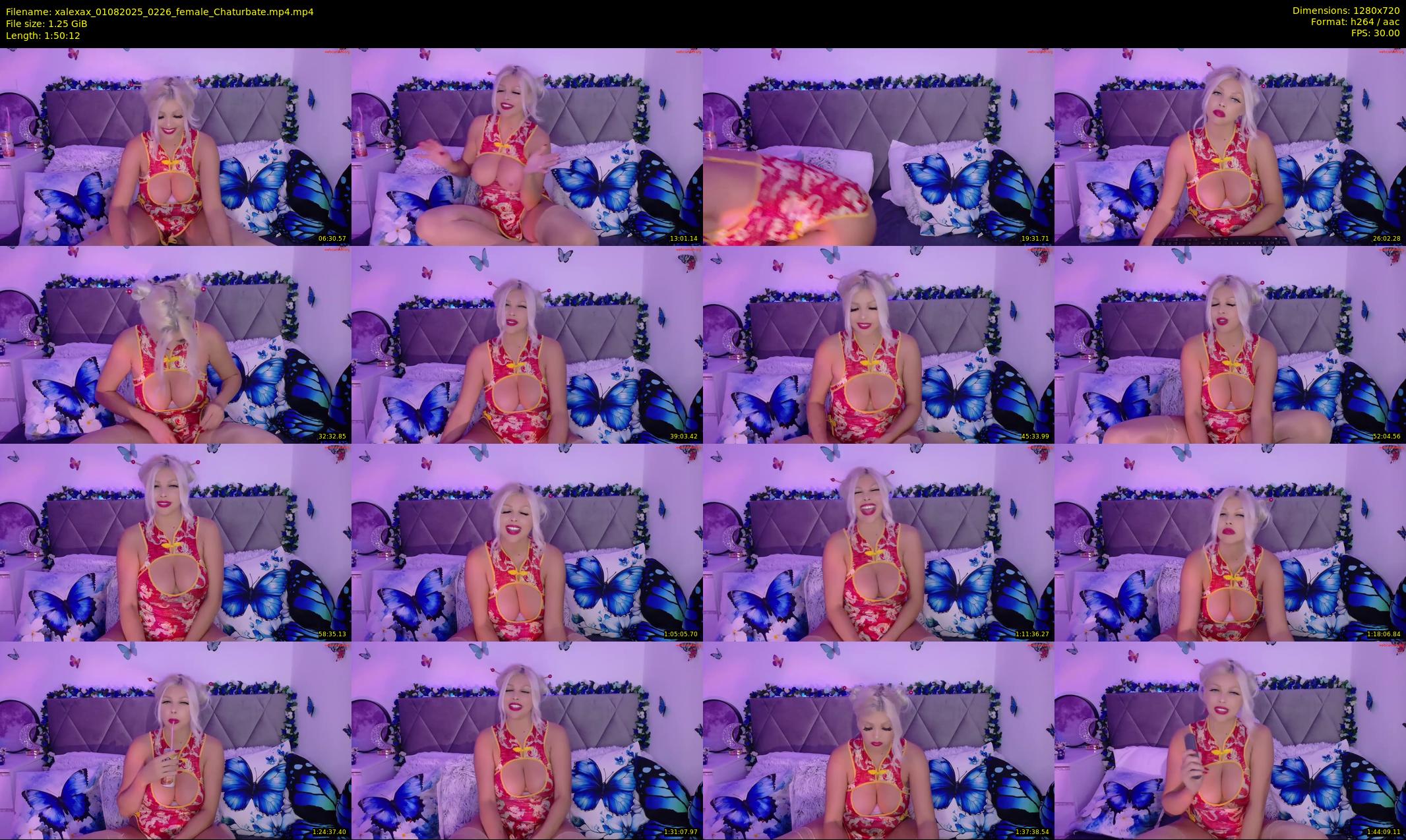 xalexax — 111 minute Chaturbate female cam show recording, 720p, Aug 1, 2025