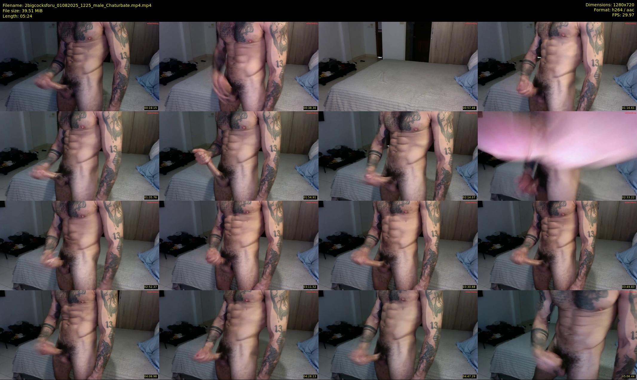 2bigcocksforu — 6 minute Chaturbate male cam show recording, 720p, Aug 1, 2025