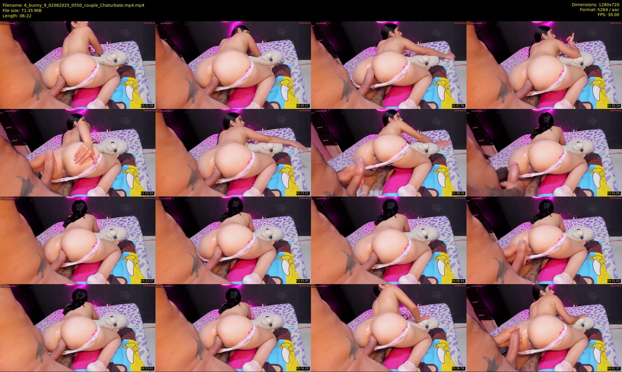 6_bunny_9 — 7 minute Chaturbate couple cam show recording, 720p, Aug 2, 2025