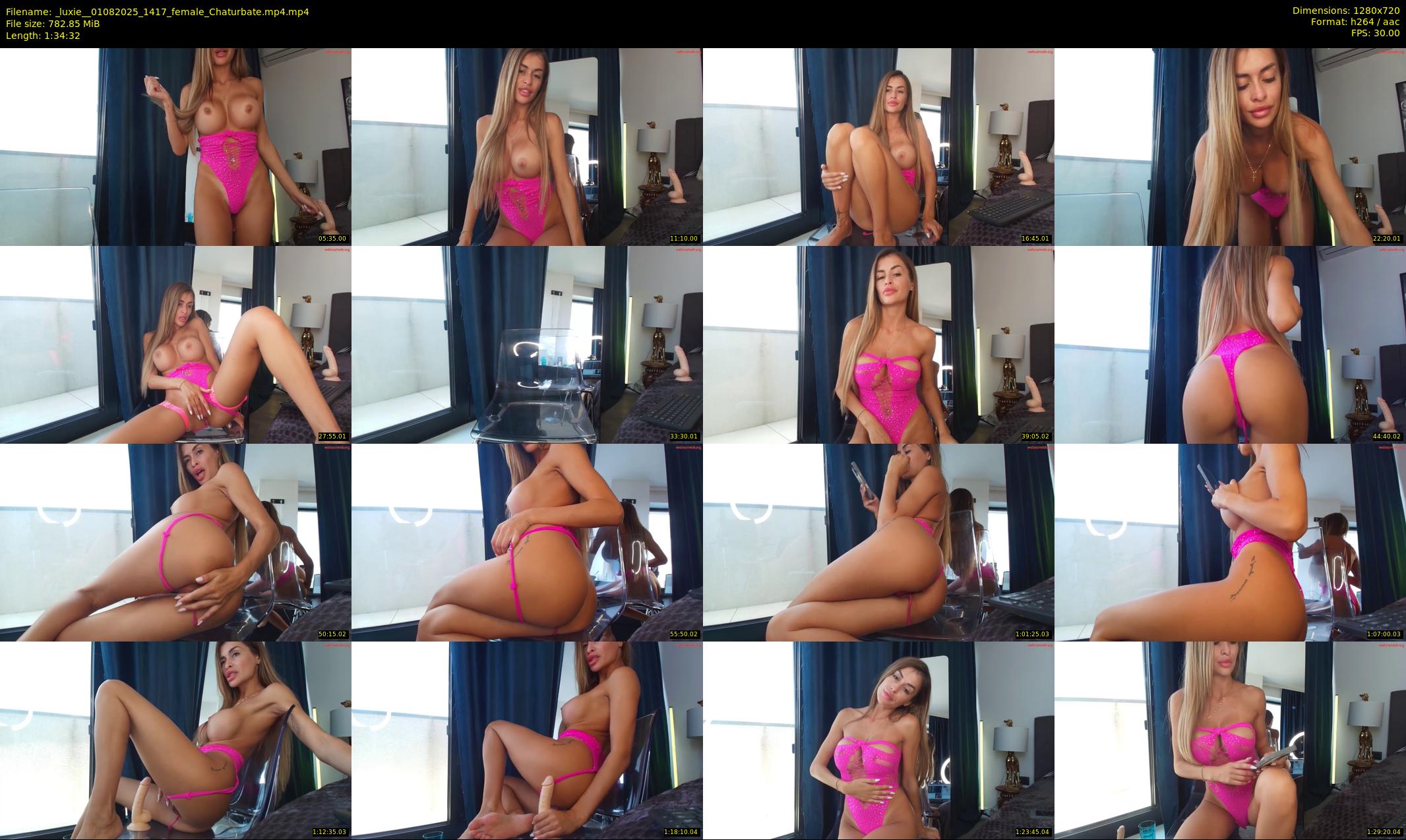 _luxie_ — 95 minute Chaturbate female cam show recording, 720p, Aug 1, 2025