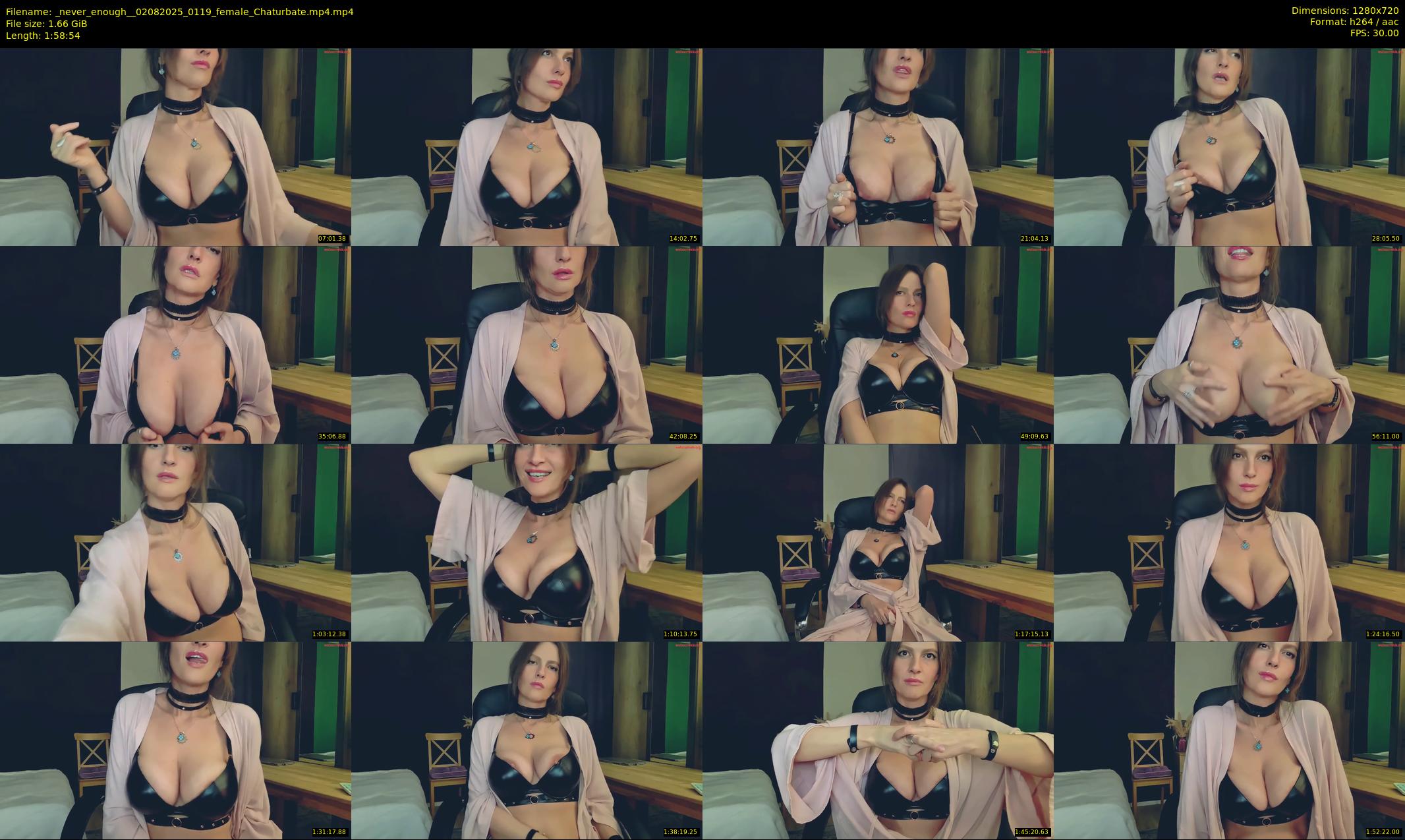 _never_enough_ — 119 minute Chaturbate female cam show recording, 720p, Aug 2, 2025