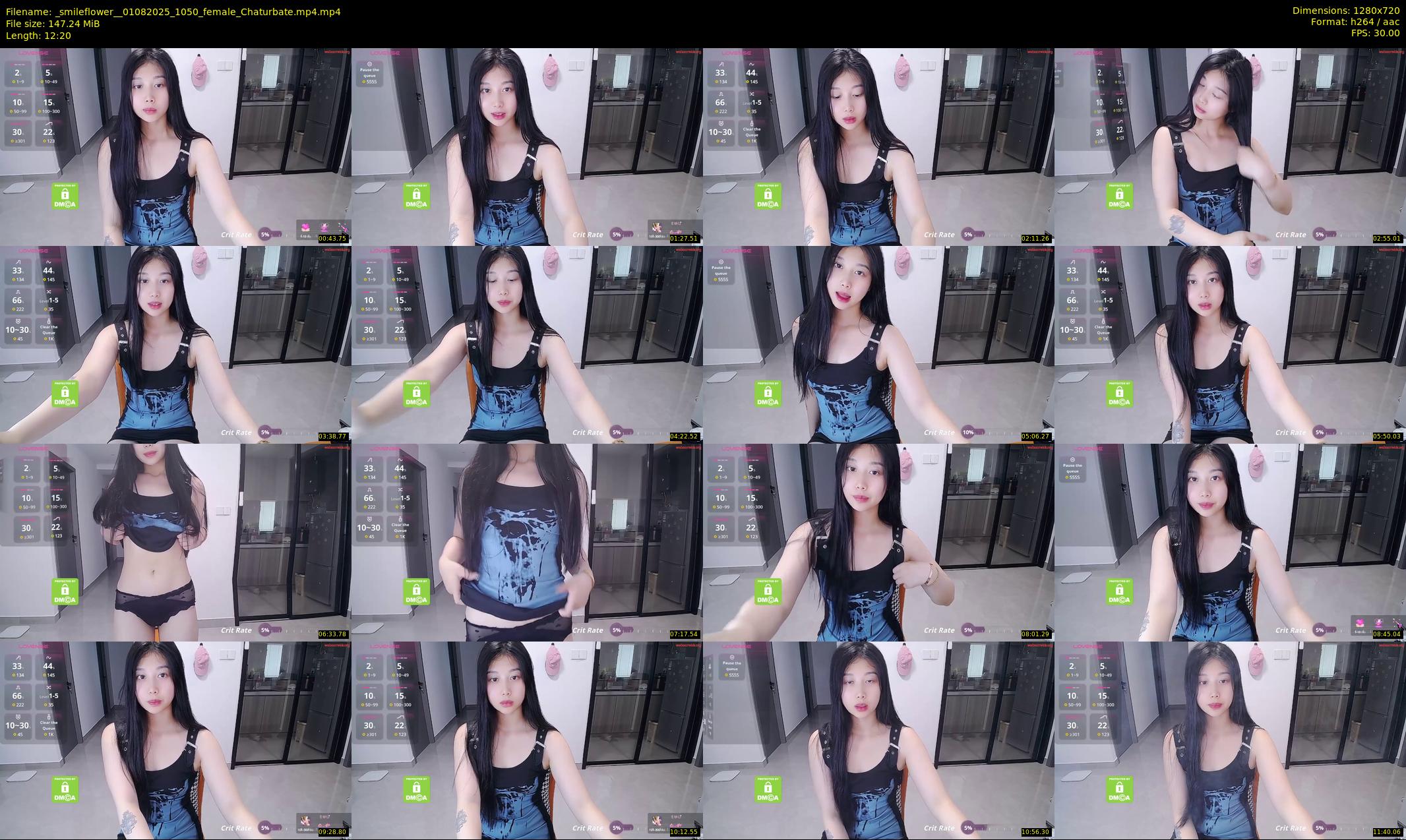 _smileflower_ — 13 minute Chaturbate female cam show recording, 720p, Aug 1, 2025
